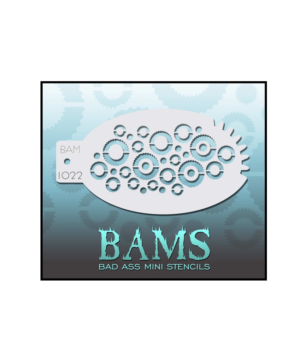 Bad Ass Mini Stencils™ - Premium Reusable Craft Stencils for DIY Projects, Scrapbooking & Home Decor | Perfect for Artists, Crafters & DIY Enthusiasts