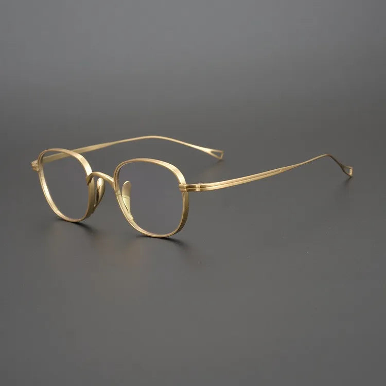 Aimee Women's Full Rim Square Titanium Eyeglasses Frame 65114 - Lightweight Durable Glasses for Work, Reading & Fashion Accessories