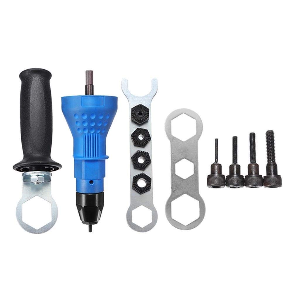YYONGAO Cordless Electric Rivet Nut Gun Attachment - Drill Adapter for Easy Riveting | Perfect for Metalworking, Automotive Repair & DIY Projects