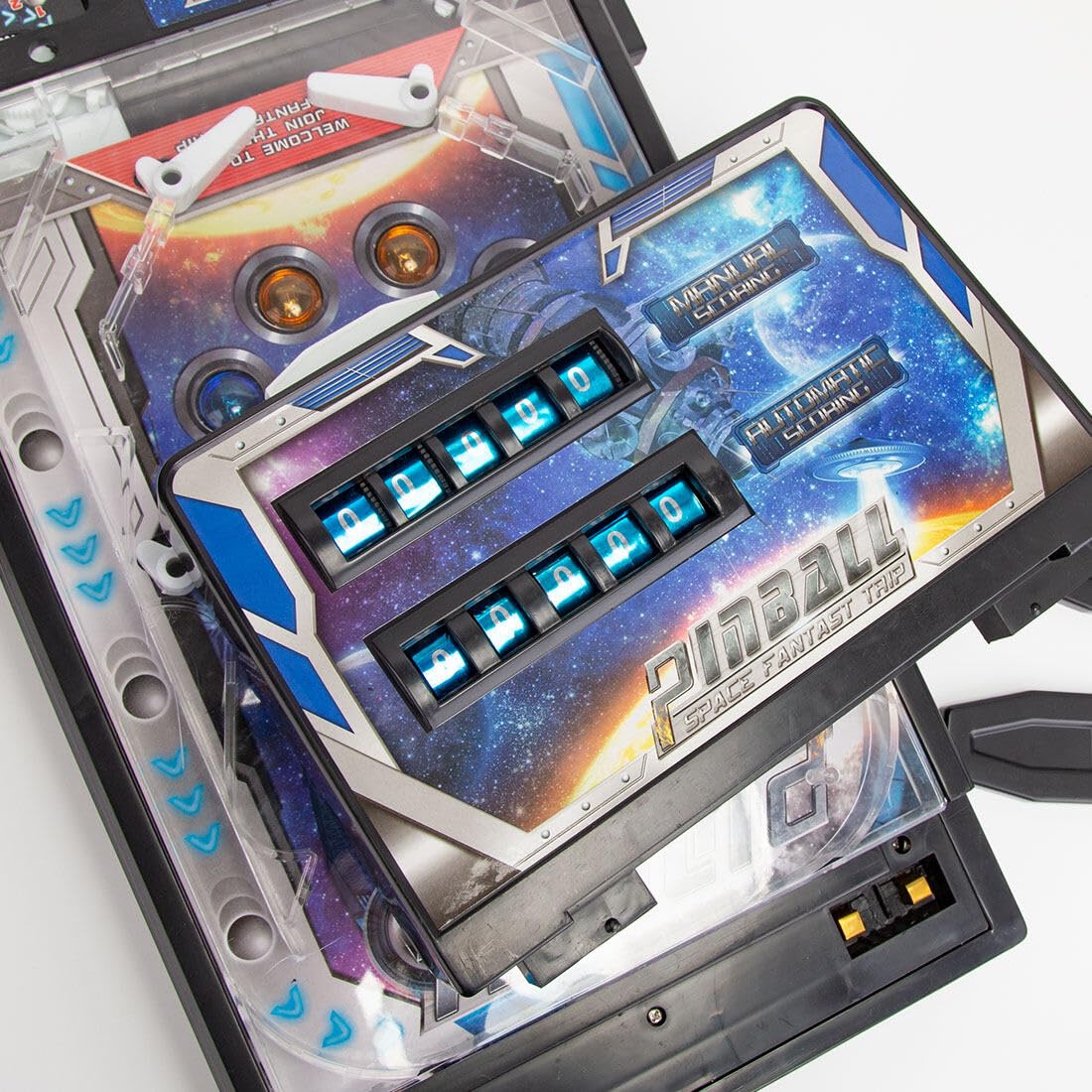 LOCHE Pinball Machine - Electronic Tabletop Arcade Game for Adults & Kids, Retro Plug-in Pinball for Home, Office & Party Fun - Perfect for Game Nights, Gifts & Entertainment