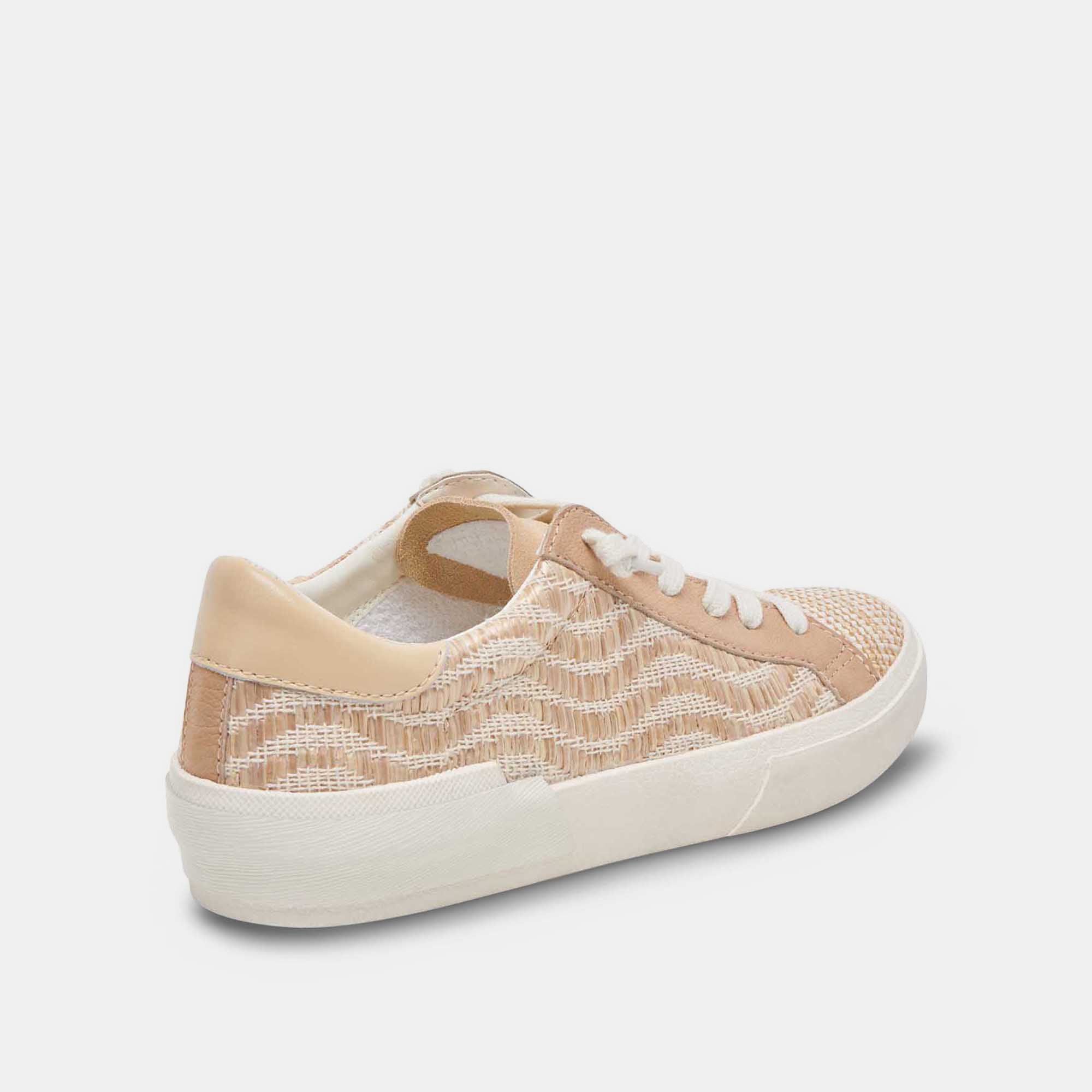 ZINA Women's Sneakers - Comfortable Wheat Raffia Casual Shoes for Walking, Running & Everyday Wear | Breathable & Lightweight Design for Outdoor Activities, Travel & Work