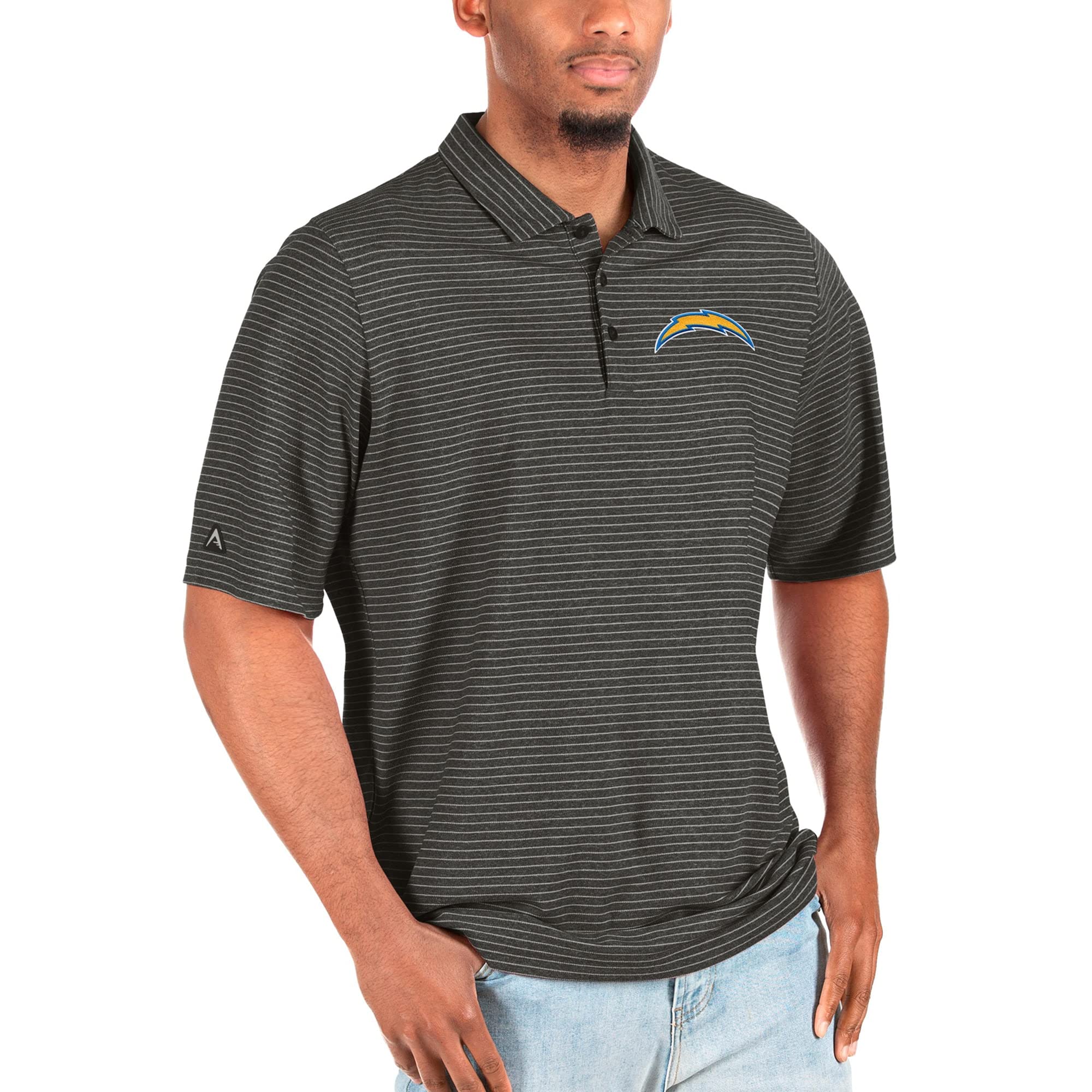Antigua Men's NFL Big & Tall Esteem Polo Shirt - Officially Licensed Football Jersey for Plus Size Fans - Perfect for Game Day, Tailgating & Casual Wear