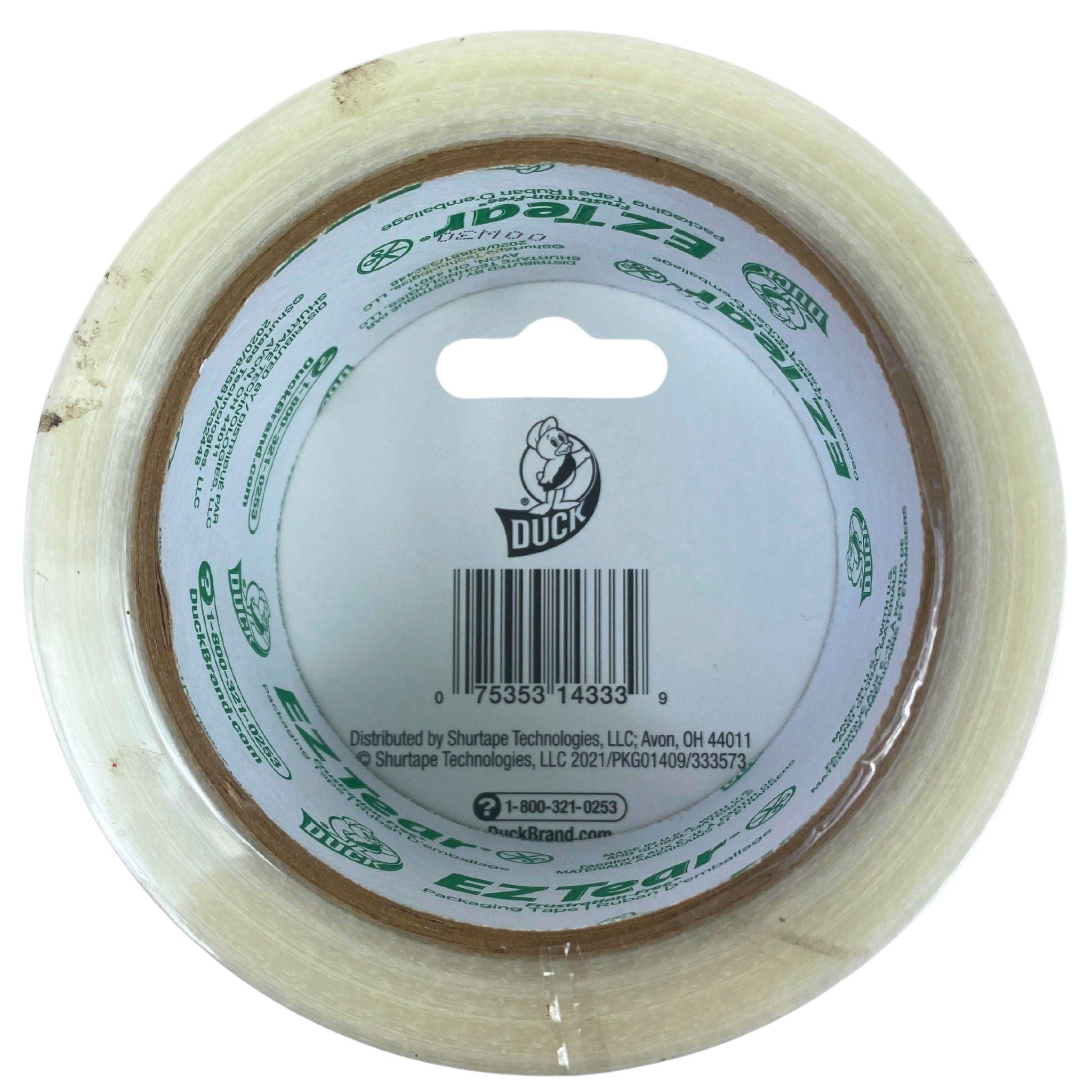 Duck Brand EZ Tear 1.88 Inch x 20 Yard White Duct Tape - 48 Pack | Heavy Duty Multipurpose Adhesive for Home Repairs, Crafts & Emergency Fixes