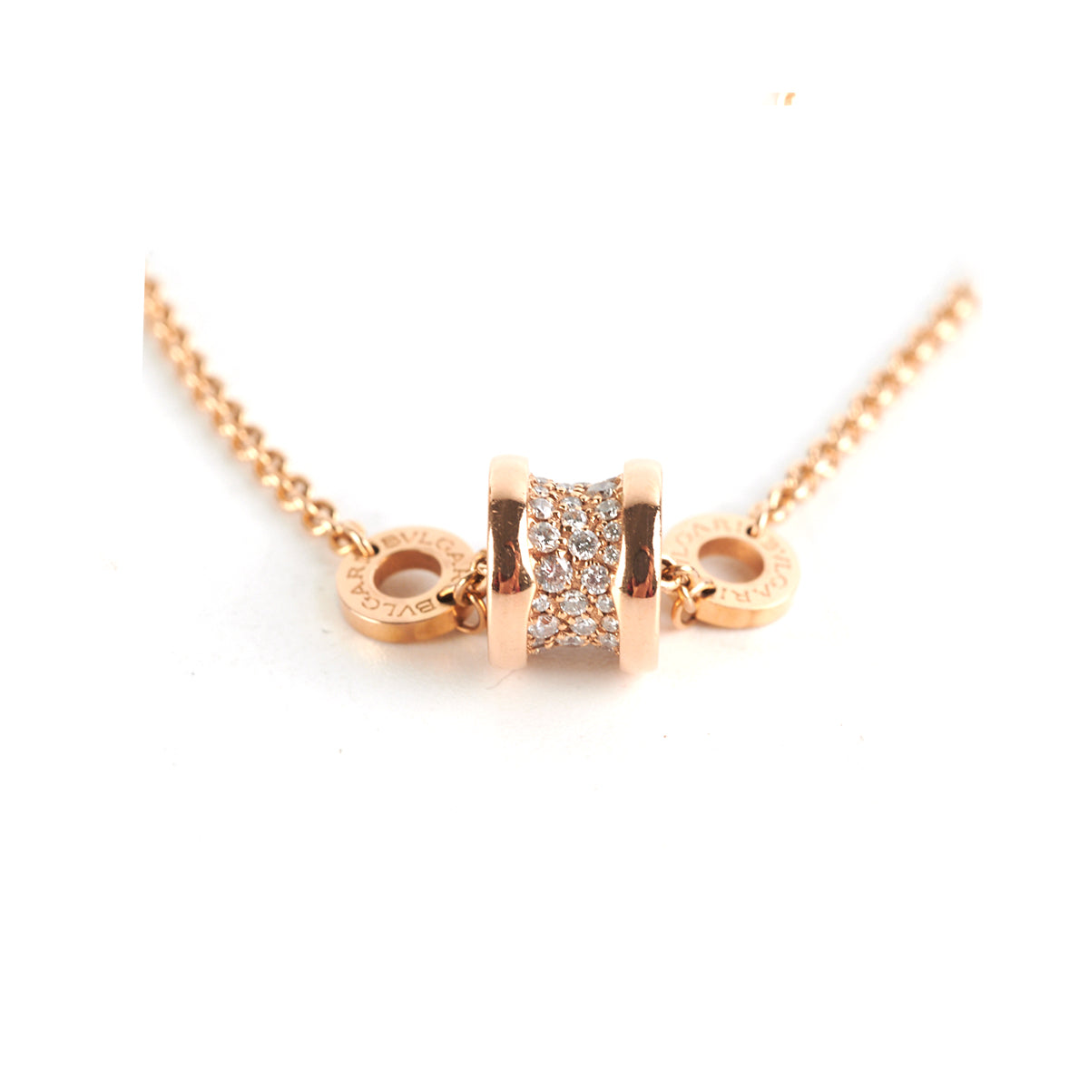 Bvlgari B.Zero1 Diamond Rose Gold Bracelet for Women - Luxury Italian Jewelry Gift for Anniversary, Valentine's Day & Special Occasions