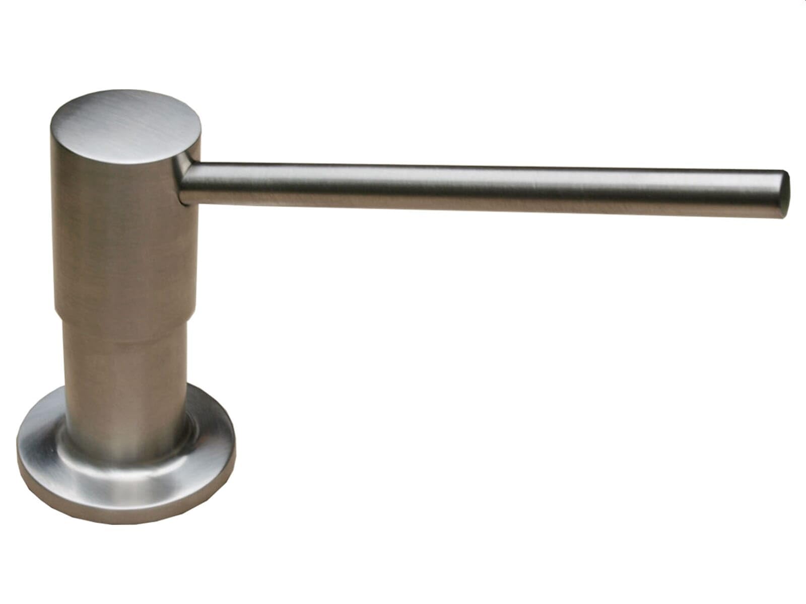 Stainless Steel Liquid Soap Dispenser for Kitchen & Bathroom - 500ml Capacity, Modern Design, Wall Mount or Countertop Use - Perfect for Sink, Counter, and Home Decor