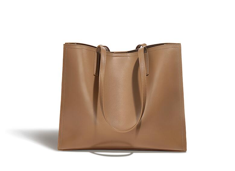 Stylish Women's Leather Shoulder Tote Handbag - Fashionable Crossbody Purse for Work, Travel & Everyday Use