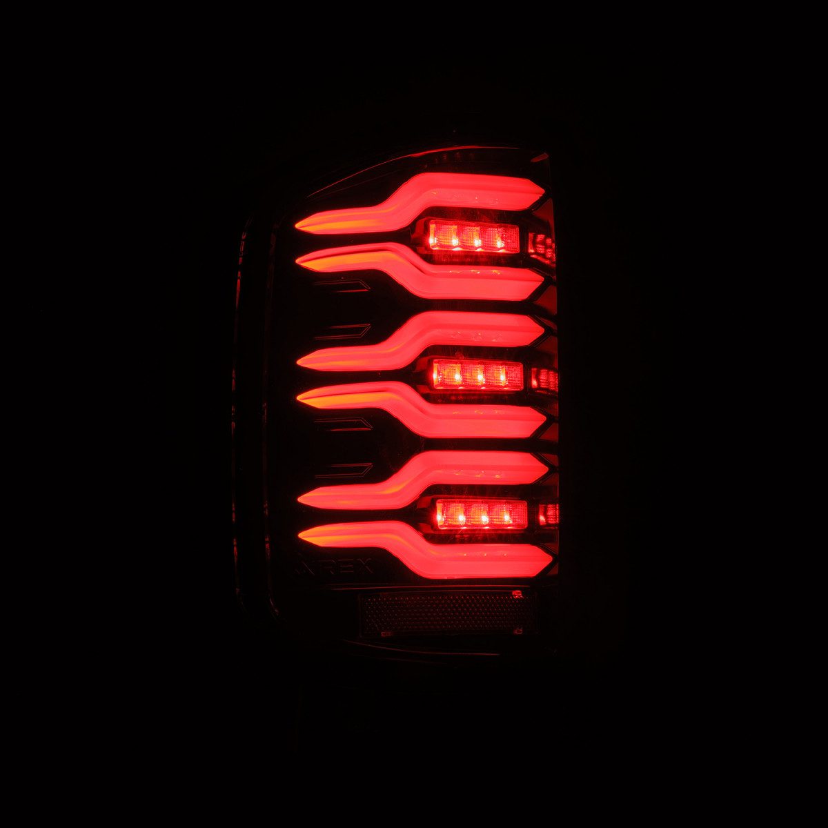 14-18 Chevrolet Silverado 1500 / 15-19 Silverado 2500HD 3500HD / 15-19 GMC Sierra 3500HD Dually LUXX Series LED Tail Lights - Alpha Black - Upgrade Your Truck's Style & Safety for Night Driving & Towing