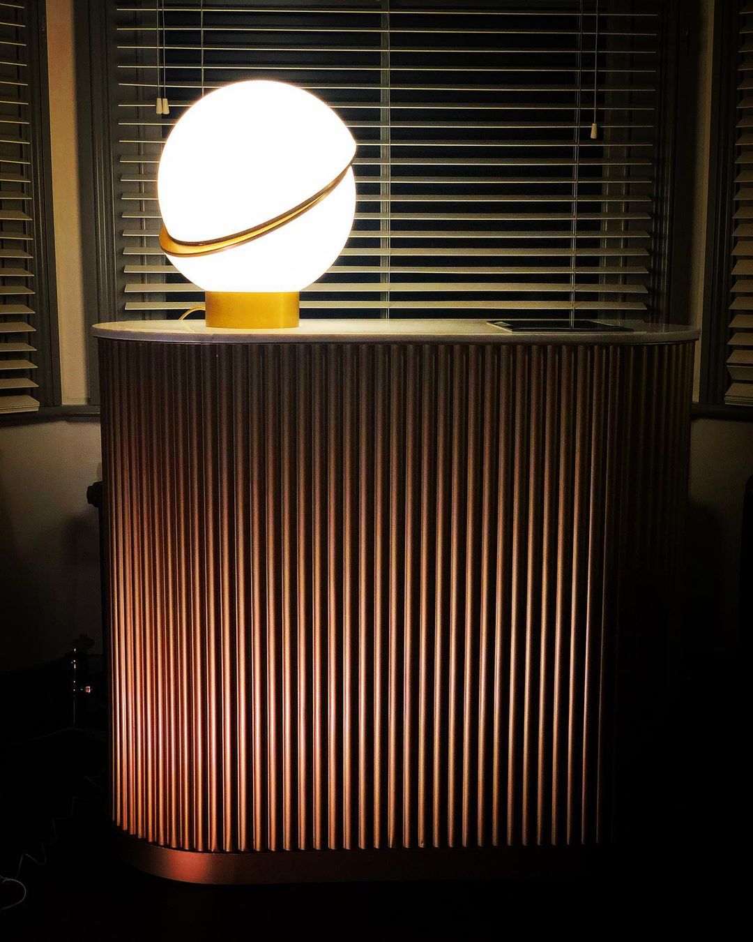 Modern Crescent Table Lamp - Adjustable LED Bedside Light for Reading & Decor, Warm White & Cool White Dimmable, Perfect for Bedroom, Living Room, Office & Study