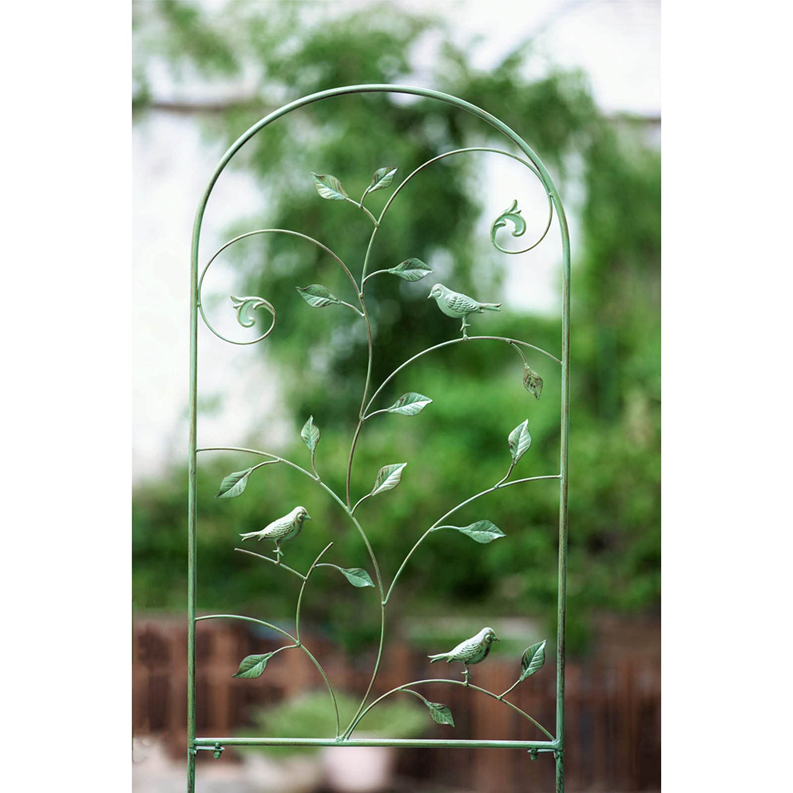 Rustproof Black Iron Garden Trellis for Potted Plants, Vines, Vegetables & Flowers - Metal Wire Lattice Grid Panels for Ivy, Roses, Cucumbers, Clematis - Perfect for Patio, Balcony & Outdoor Gardening