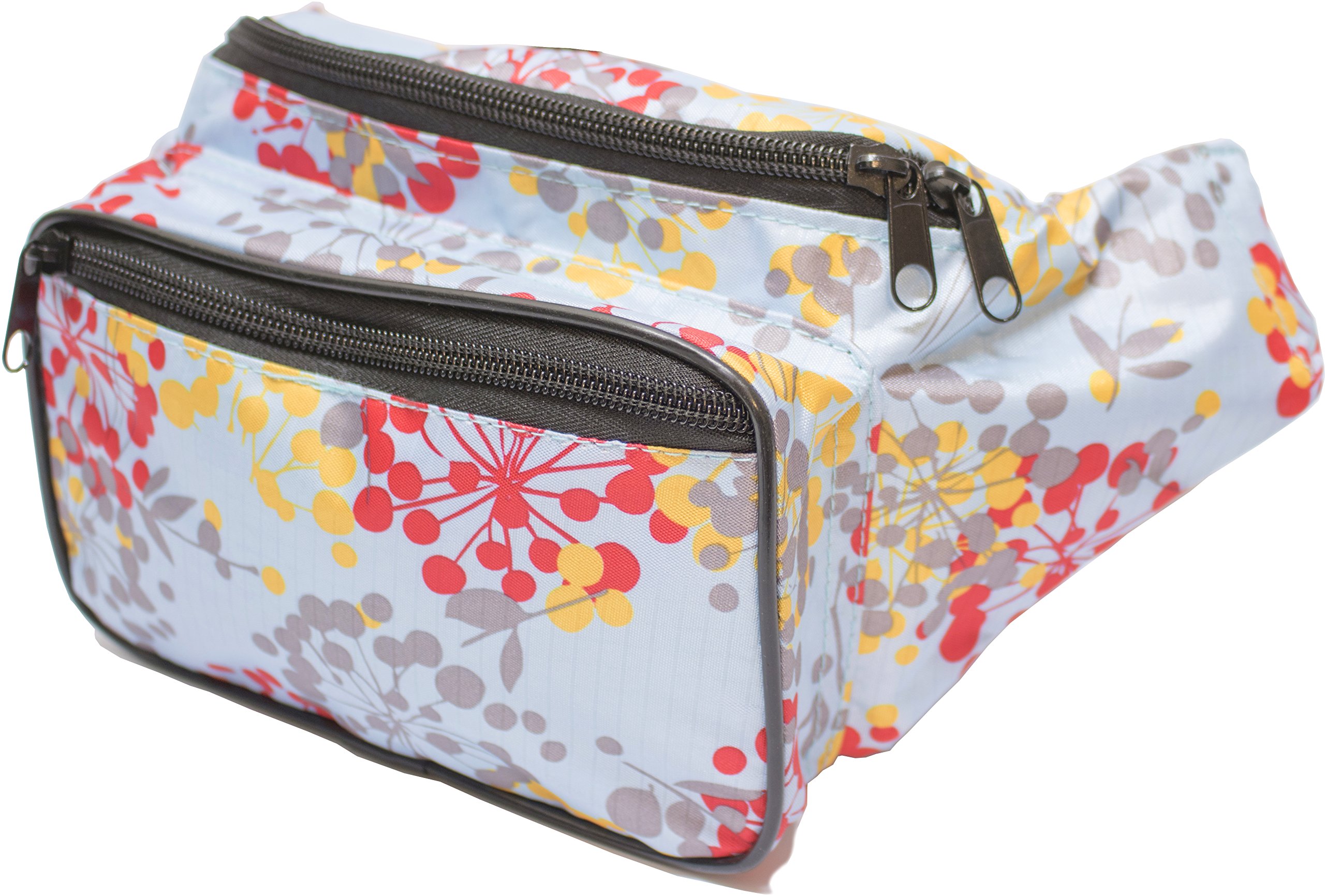 Retro 80s Fanny Pack for Men & Women - Fashionable Crossbody Waist Bag, Bum Bag, Hands-Free Belt Pack - Perfect for Hiking, Running, Travel, Halloween & Everyday Use (Dandelion Color)