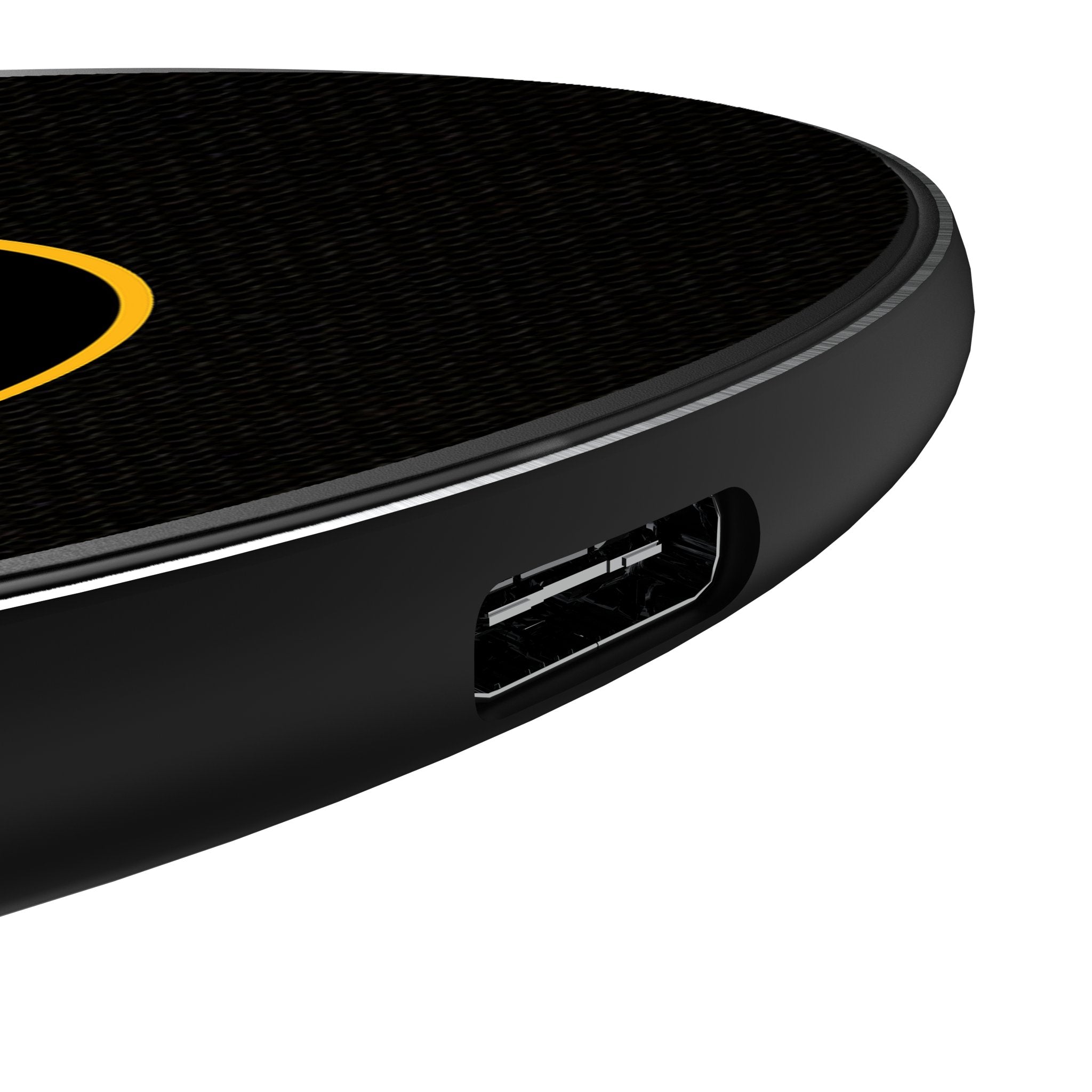 Boston Bruins Stripe 15W Fast Wireless Charger - NHL Team Logo Qi-Certified Charging Pad for iPhone, Samsung, AirPods - Perfect for Home, Office & Car Use