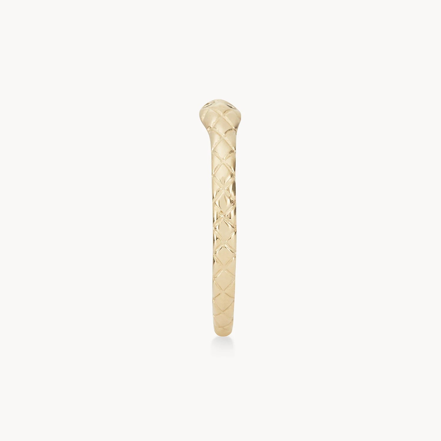 Revival Diamond Snake Ring - 14K Yellow Gold Elegant Jewelry for Women, Perfect for Parties, Weddings & Special Occasions