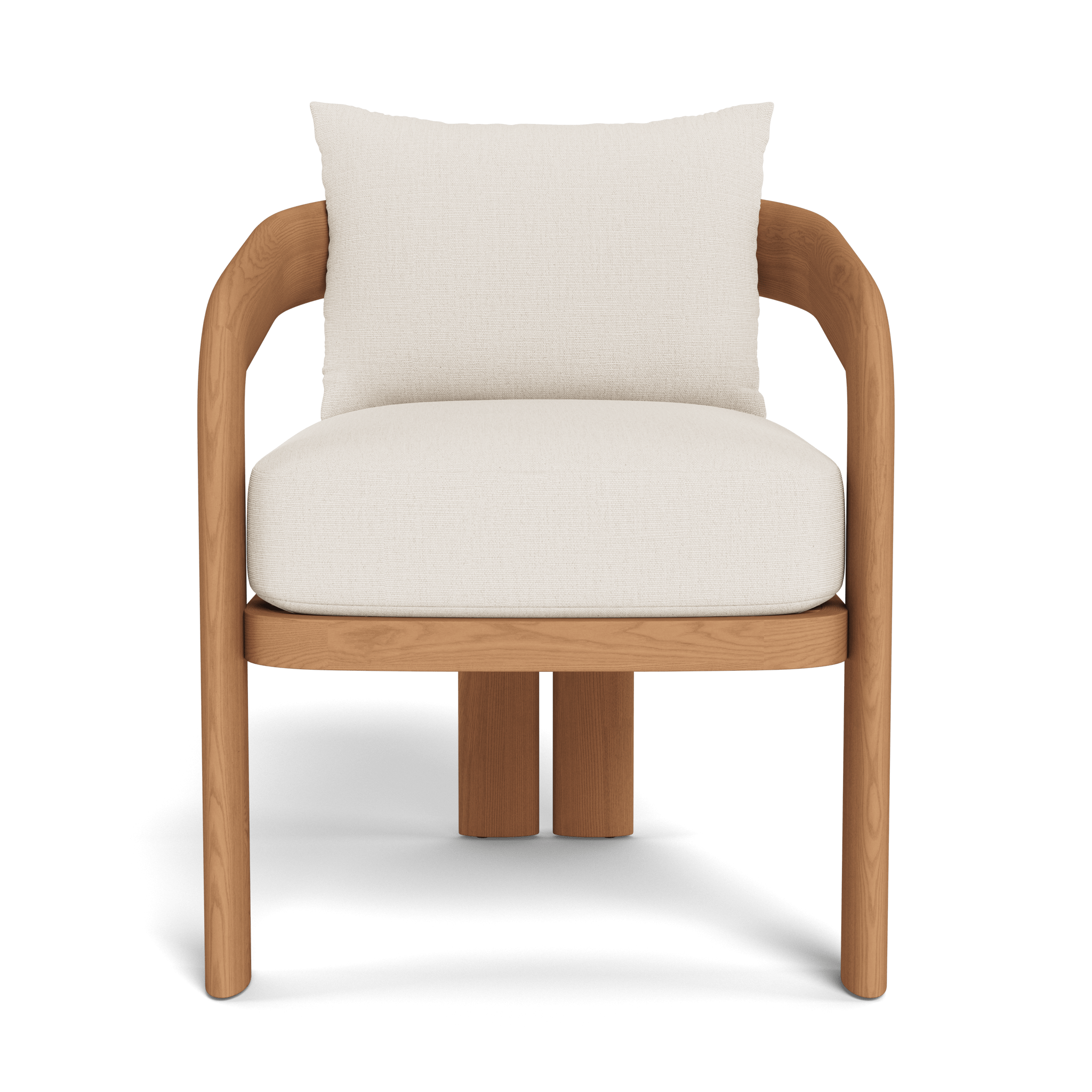 Chloe Modern Dining Chair - Upholstered Fabric Seat, Sturdy Wooden Legs for Kitchen, Dining Room, and Office - Comfortable & Stylish Home Furniture for Everyday Use