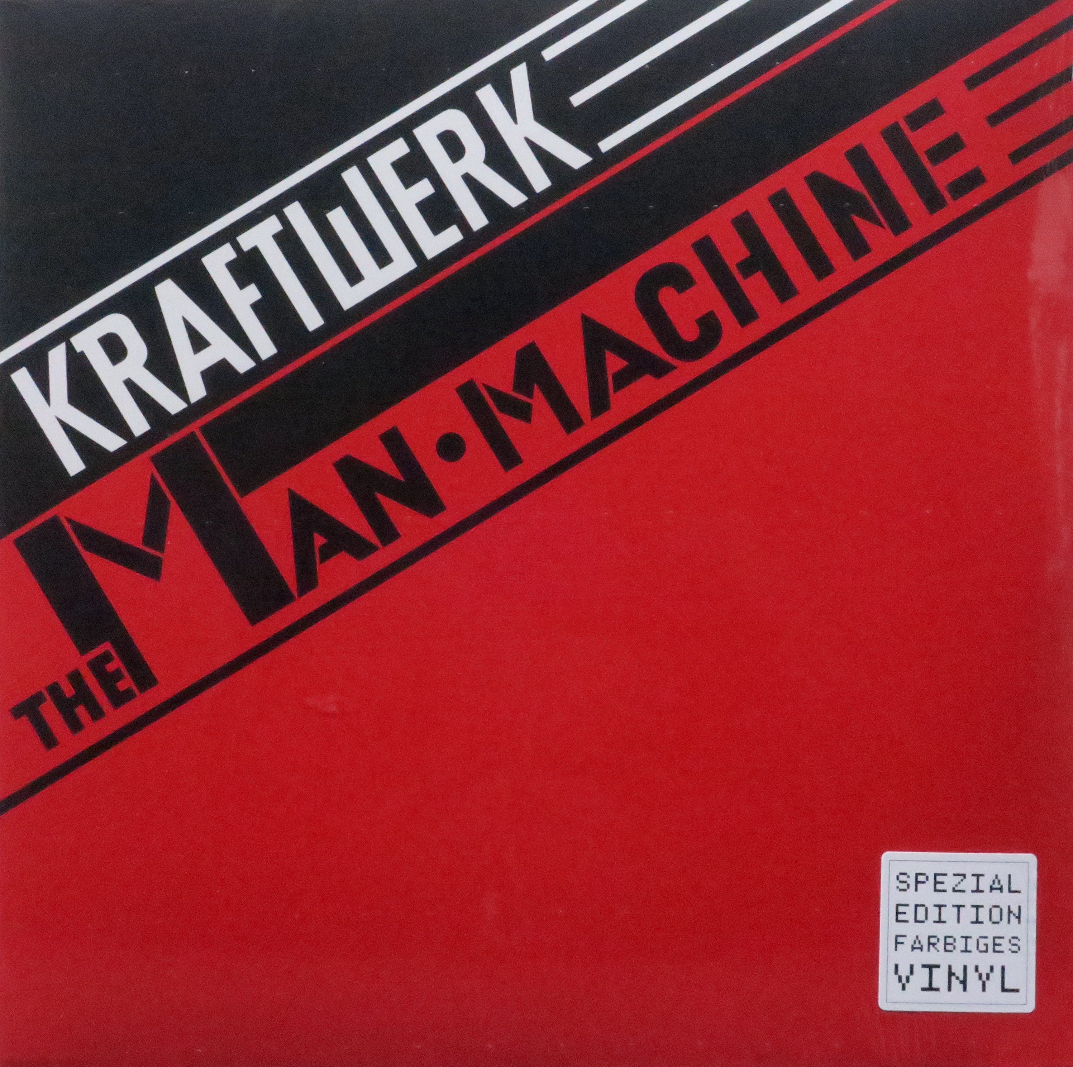 KRAFTWERK 'The Man Machine' Limited Edition Red Vinyl LP Record - Perfect for Music Collectors & Retro Vinyl Enthusiasts - Great for Home Listening & DJ Sets