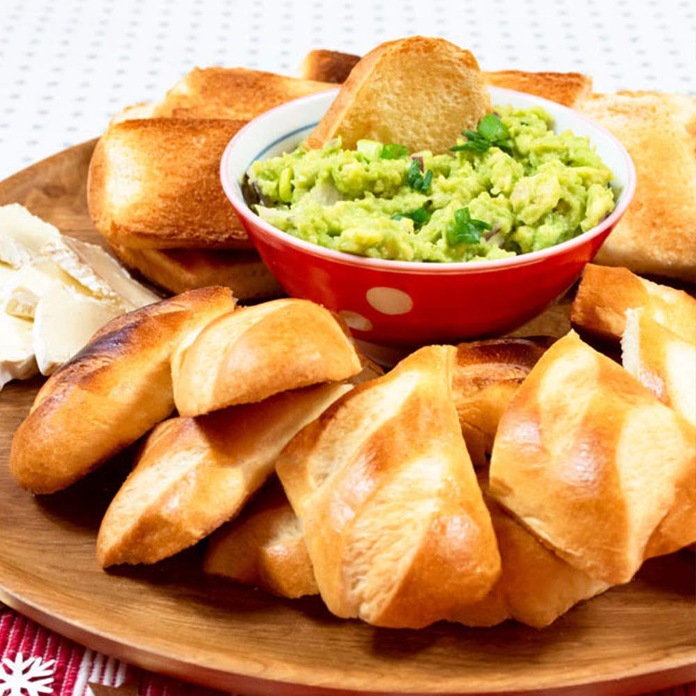 Bakerly Brioche Rolls - Pack of 2 (16 Total Rolls) | Soft & Buttery French Pastries for Breakfast, Sandwiches & Snacking