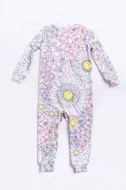 P.J. Salvage Smiley Blooms Baby Onesie - Soft Cotton Infant Bodysuit for Newborns & Toddlers - Perfect for Playtime, Daycare & Family Photos