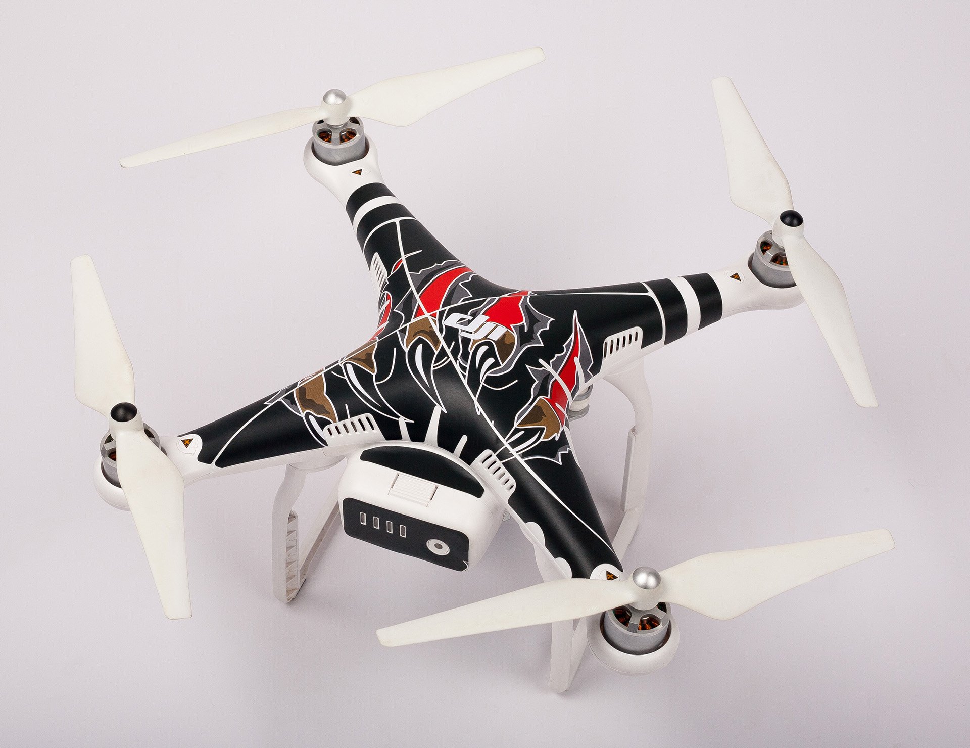 SummitLink Phantom 3 Sticker Set - Controller & Drone Skin Wrap Decals - Customizable Radiation Protection Vinyl Stickers for DJI Phantom 3 (Not Included) - Perfect for Personalization and UV Protection