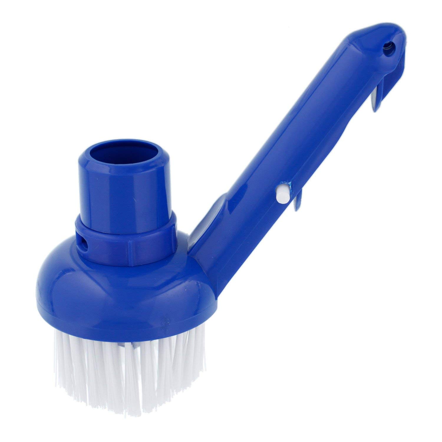 Premium Pool Corner Vacuum Brush with Adjustable Suction Ring - Fits Standard 1-1/2