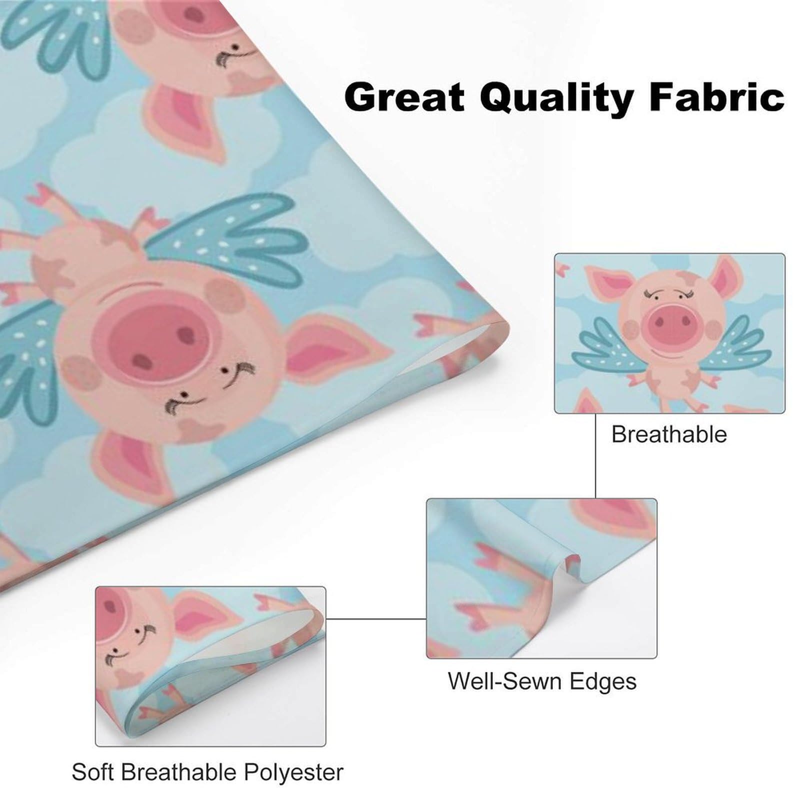 Cute Pink Piglets Dog Bandanas - Adjustable Pet Scarf Bibs for Small Medium Large Dogs & Cats - Perfect Christmas Thanksgiving Gift for Pets - Great for Holiday Photos & Family Gatherings