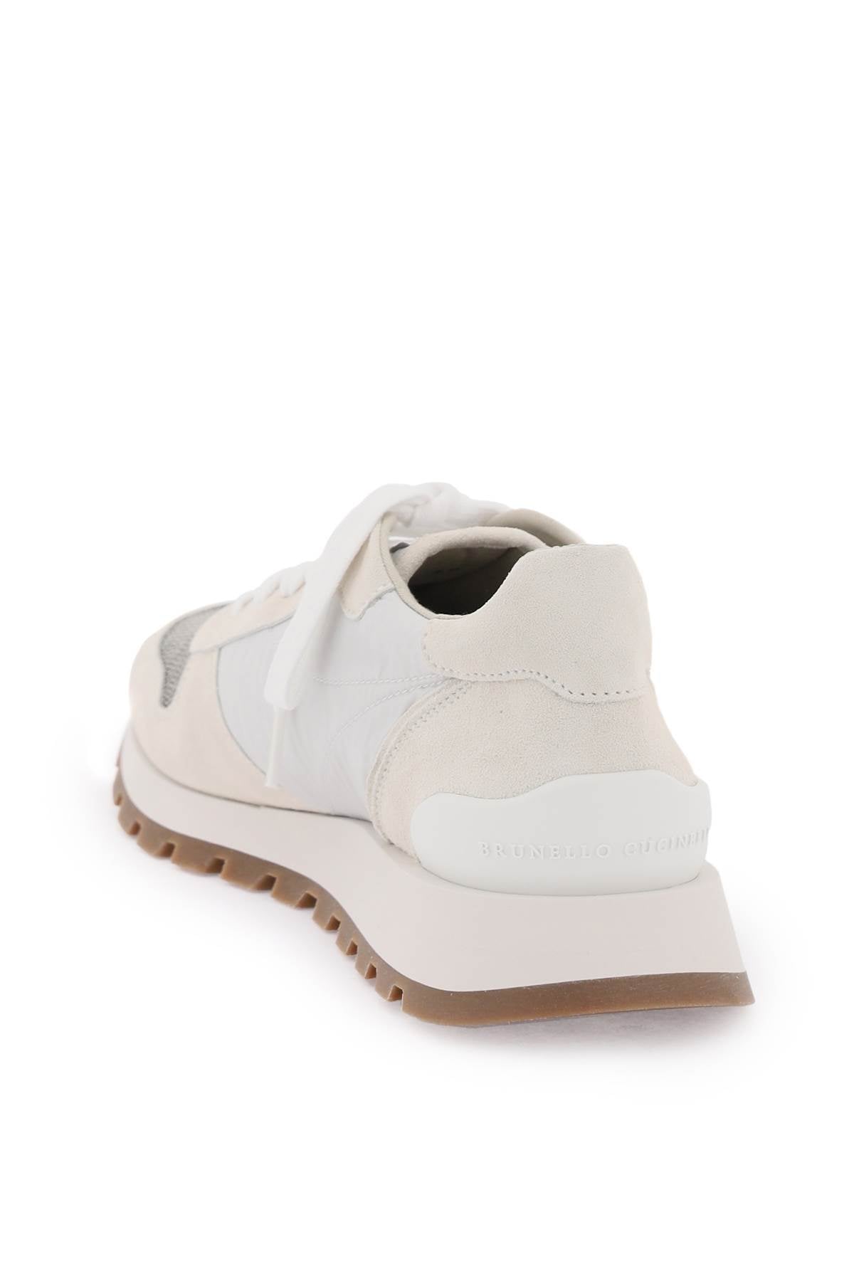 Brunello Cucinelli Women's Sneakers with Monili Toe - Stylish & Comfortable Casual Shoes for Everyday Wear & Fashion Outfits
