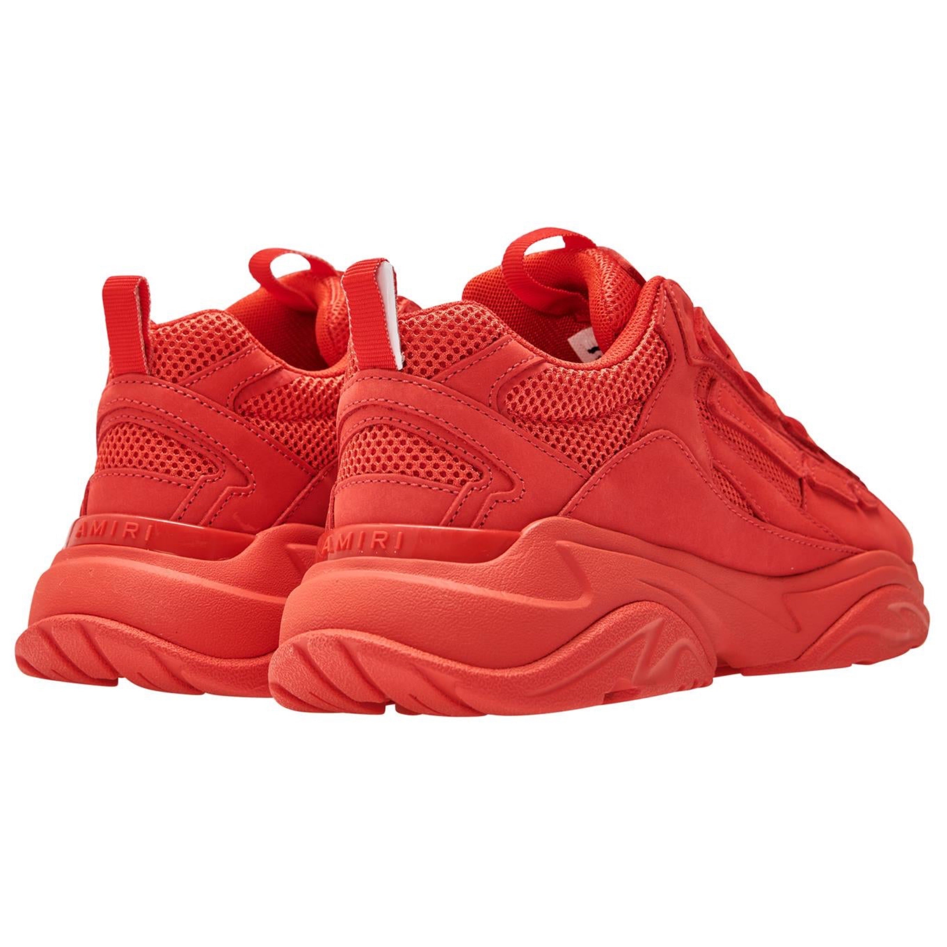 Amiri Red Bone Runners - Men's Luxury Sneakers for Casual Wear & Street Style | Fashionable High-Top Skate Shoes for Urban Outfits & Night Out
