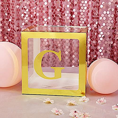 4 Pack Metallic Gold 5 Inch Letter G Stickers - Self-Adhesive Wall Decals for Party Backdrop, Home Decor, Wedding & Birthday Celebrations