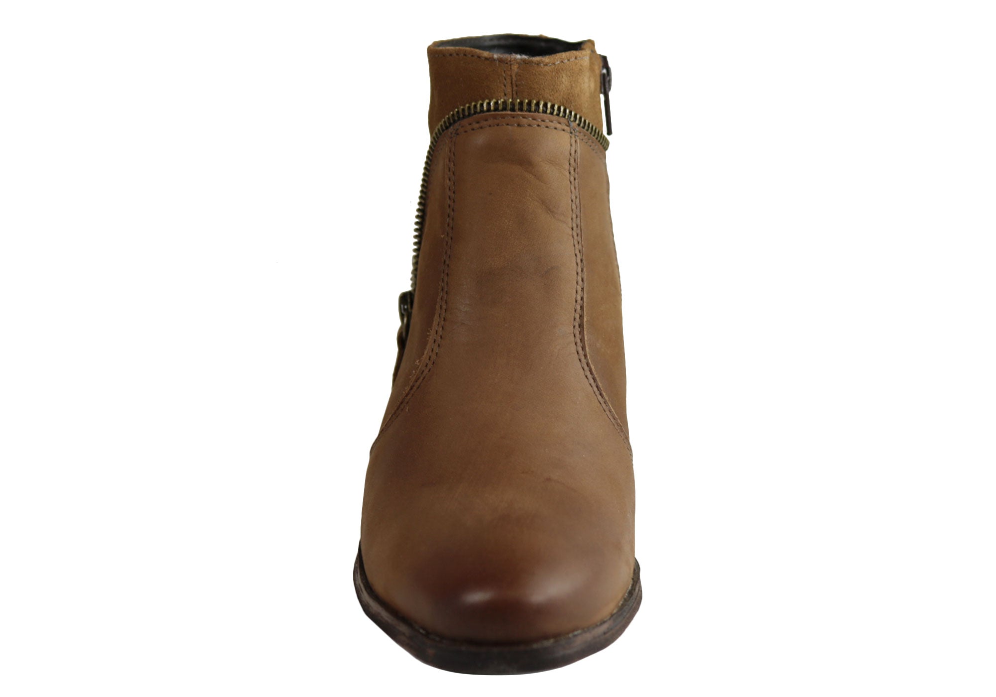 Dazzani Hilda Women's Comfortable Leather Ankle Boots - Made in Brazil - Stylish & Durable Footwear for Work, Casual Outings & Fall/Winter Fashion