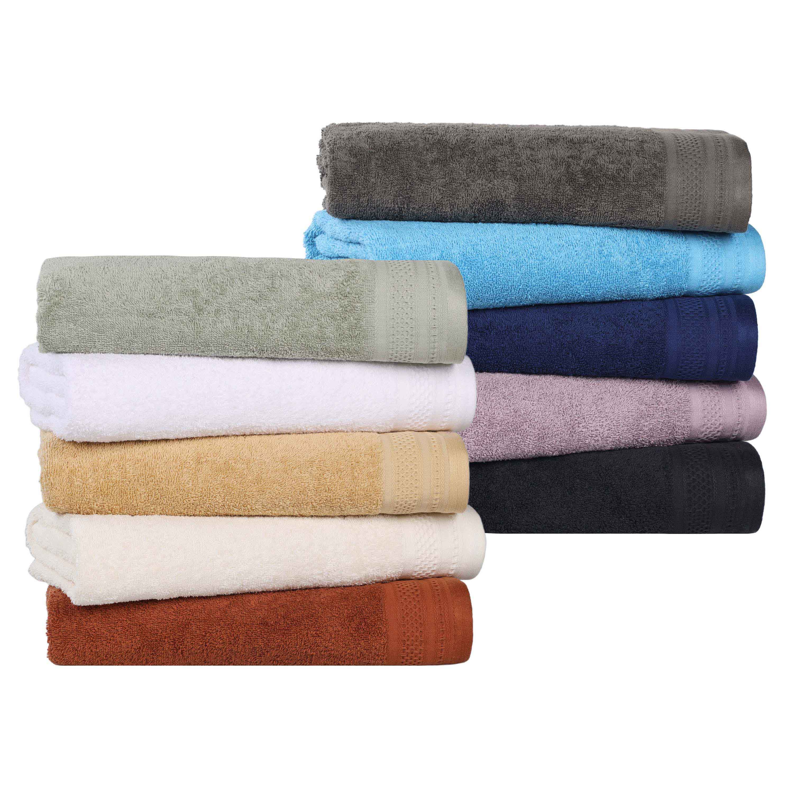 Premium Honeycomb Waffle Weave Cotton Bath Towels - Ultra Soft & Absorbent Luxury Bath Sheets Set of 2 for Spa, Hotel & Home Bathroom Use