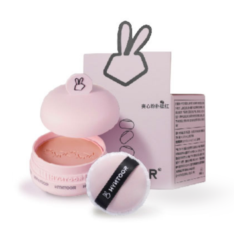 HYNTOOR Macaron Blush Puff - Soft Makeup Sponge for Liquid & Powder Blush Application - Perfect for Everyday Makeup & Professional Use