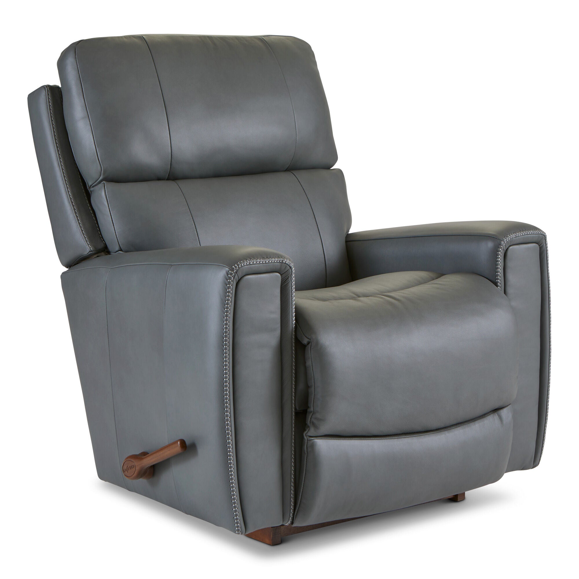Premium Apollo Leather Rocker Recliner Chair - Soft Genuine Leather, Ergonomic Design for Ultimate Comfort - Perfect for Living Room, Home Theater & Nursery Relaxation