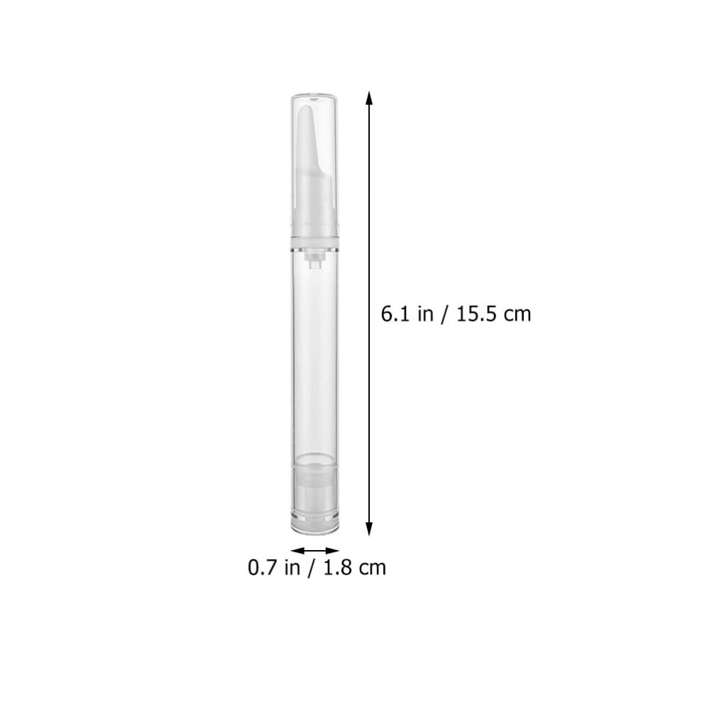 **HEALLILY 8Pcs 15ml Airless Pump Bottles - Refillable Vacuum Travel Containers for Eye Serum, Lotion, Cream & Makeup Foundations | Portable & Leak-Proof for Skincare, Travel & Daily Use**