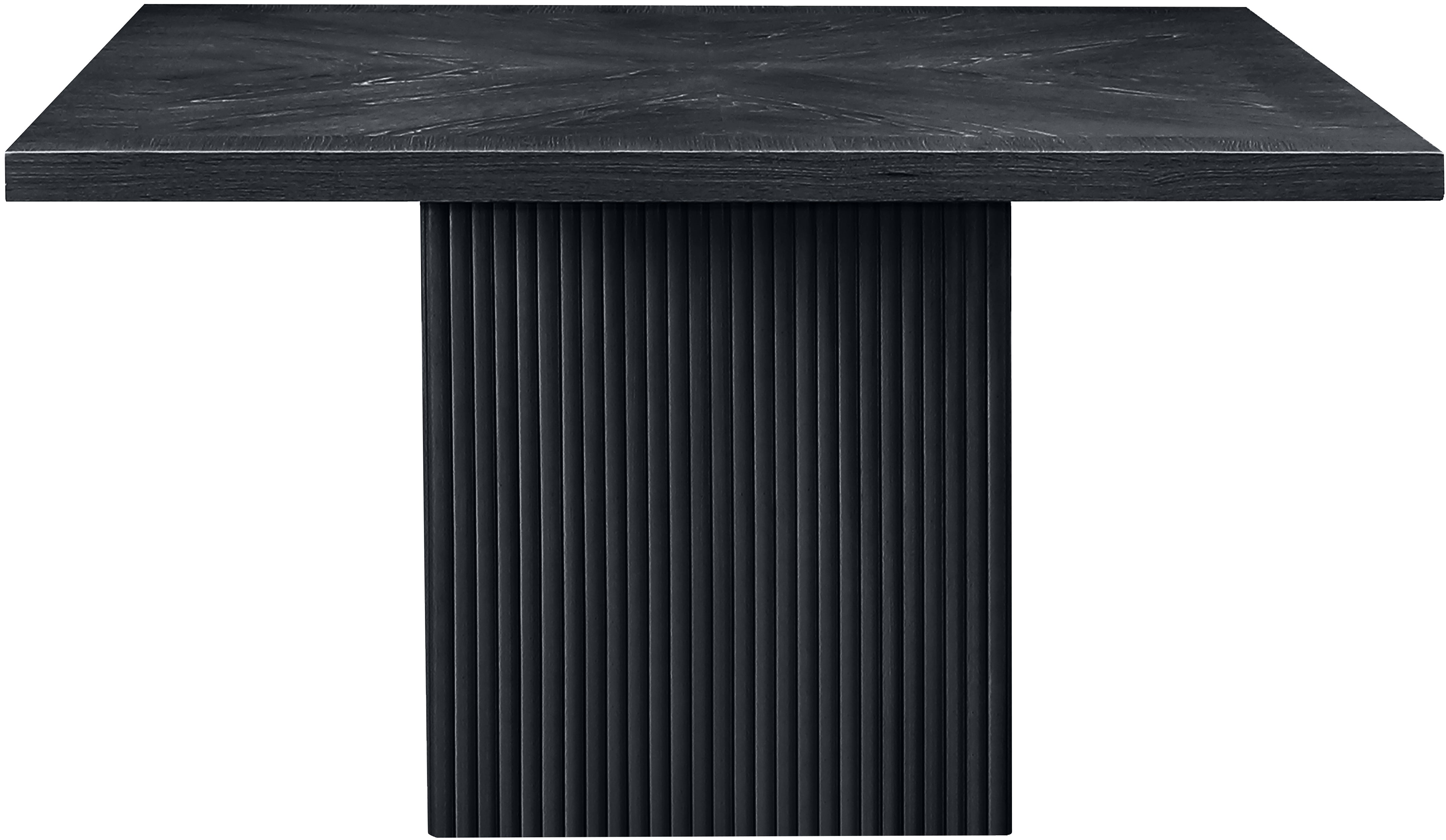 Belinda Dining Table - Modern Wooden Dining Table for 6, Farmhouse Style Kitchen Table with Extendable Leaf - Perfect for Family Dinners & Entertaining Guests