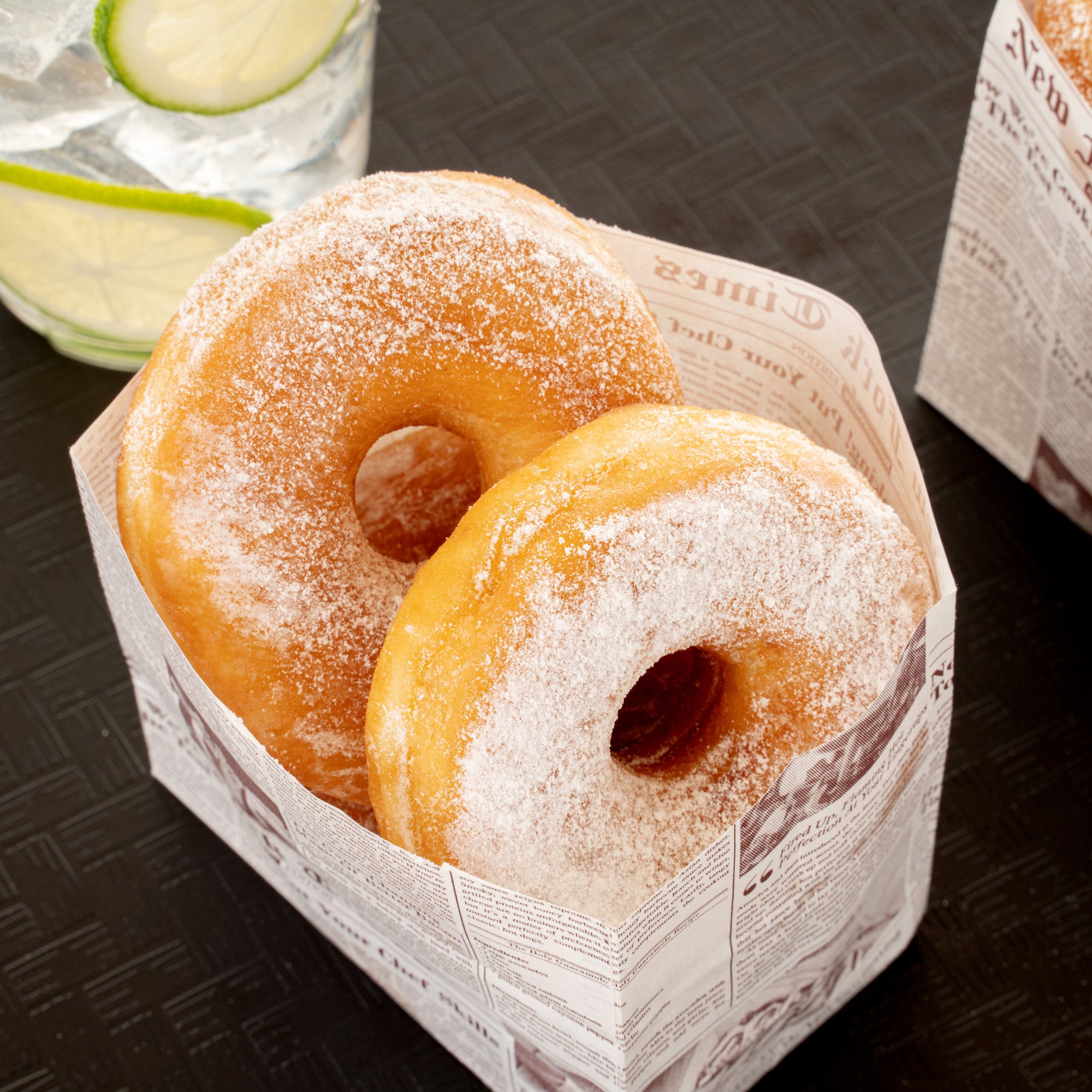 Eco-Friendly Sepia Newsprint Paper Snack Bags 4