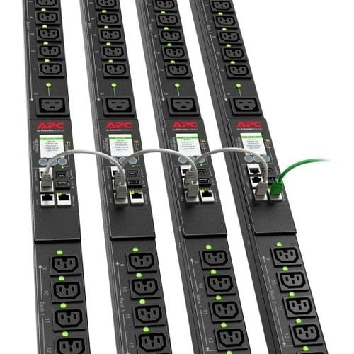 APC by Schneider Electric Rack PDU 9000 Switched, ZeroU, 32A, 230V, (21) C13 & (3) C19 Outlets - Horizontal/Vertical Rack Mount Power Distribution Unit for Data Centers & Server Rooms - Network (RJ45), IEC 60309 32A 2P+E, Tool-less Installation