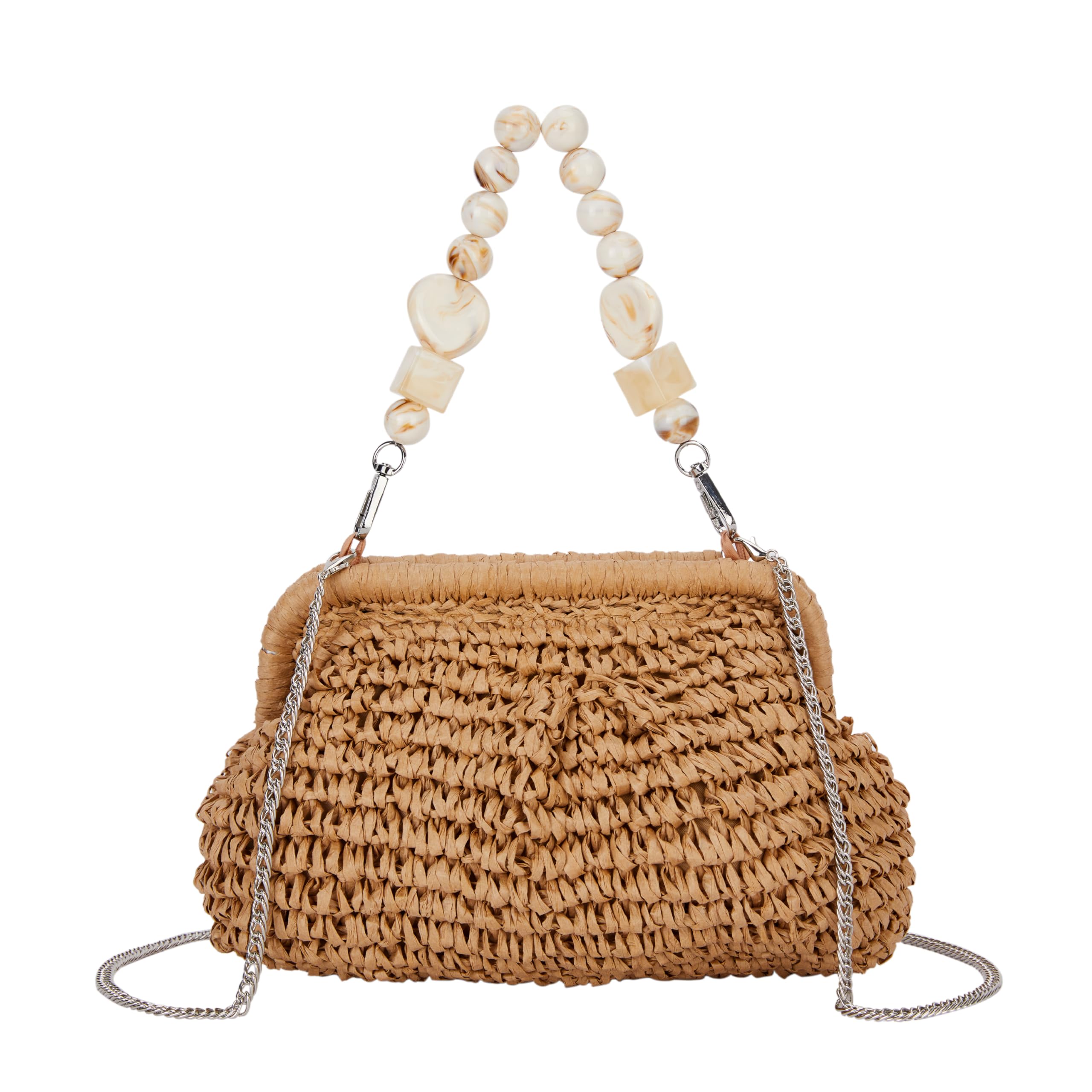 Stylish Woven Straw Handbags for Women - Casual Crossbody Clutch Purse for Summer, Beach, and Party Outfits | Perfect for Vacations, Weddings, and Boho Fashion