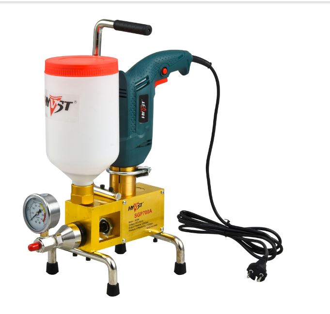 999 240V 50Hz High Pressure PU Foam Grout Pump - Model PU 999 | Professional Construction & Home Repair Tool for Concrete Injection, Wall Crack Sealing & Foundation Stabilization