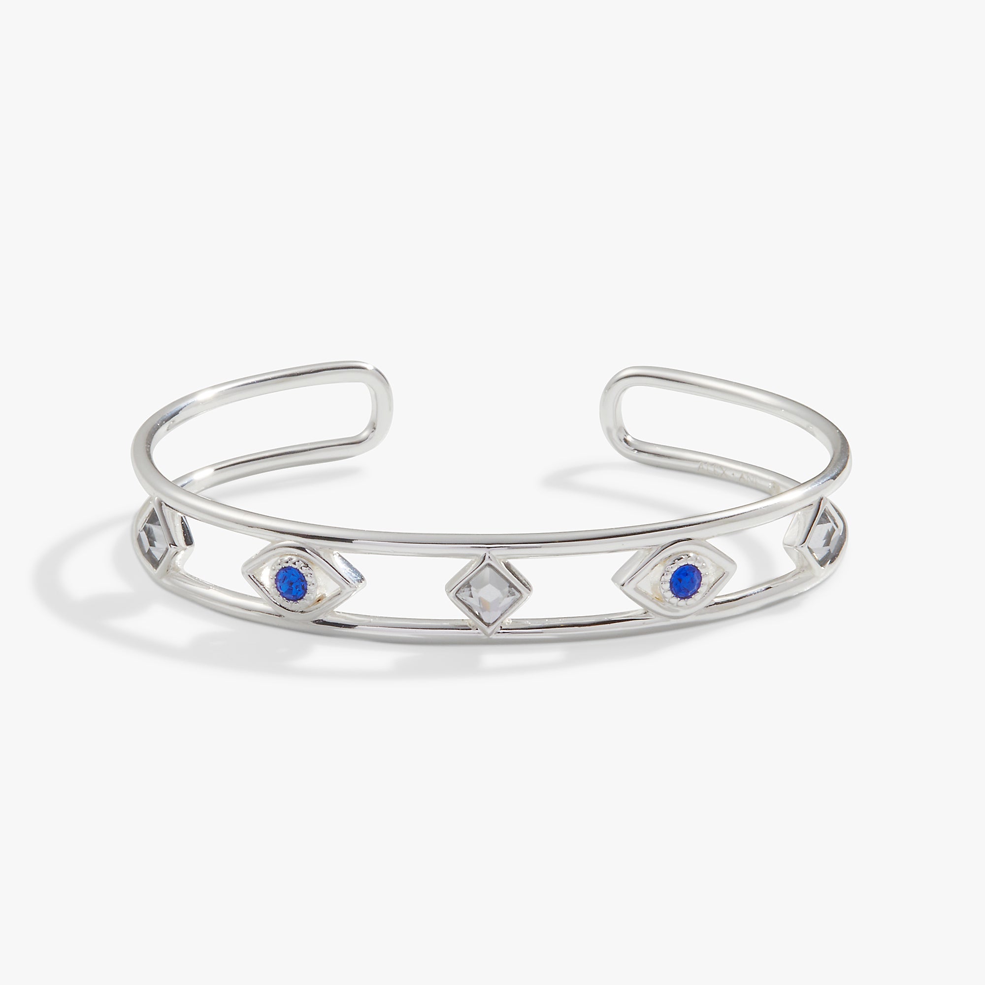Evil Eye Crystal Cuff Bracelet for Women - Protection Jewelry with Healing Stones - Perfect for Spiritual Healing, Meditation & Positive Energy