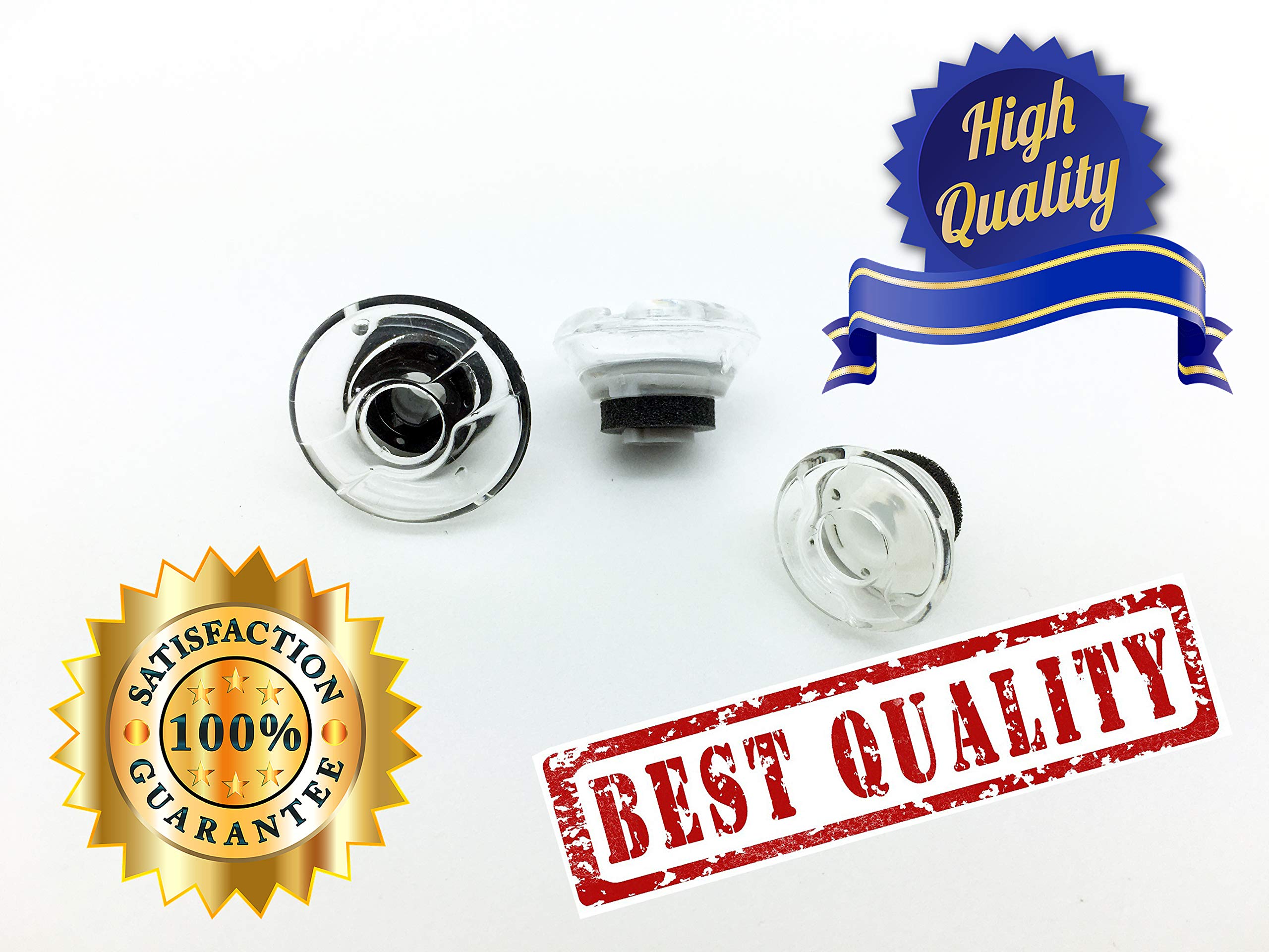 3 Pack Replacement Earbud Tips for Plantronics Voyager Legend Bluetooth Headset - Medium Size Soft Silicone Ear Cushions - Noise Isolation Comfort Fit for Workouts, Commuting & Office Use