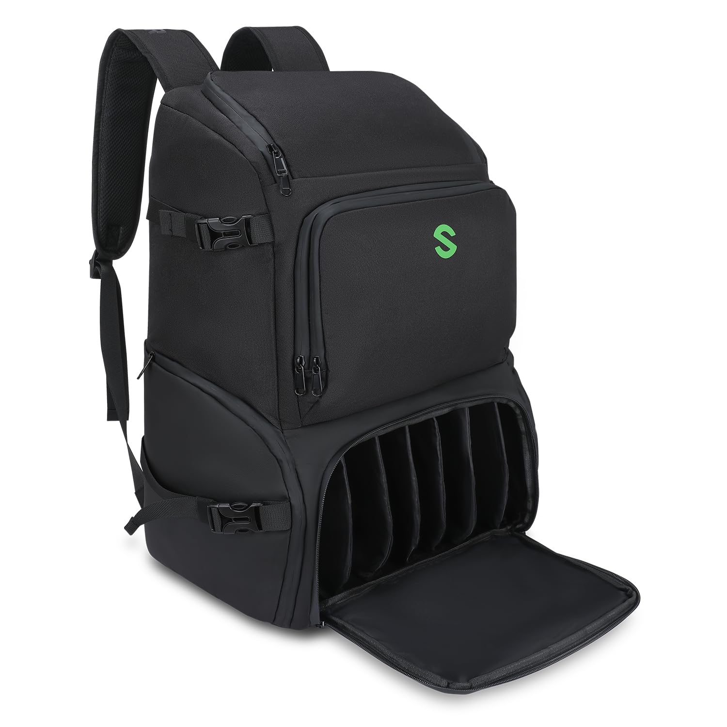 SAVIOUR DJ Accessories Transport Pack - Large Durable Gig Backpack for DJ Equipment, Mic Stands, Cables & Music Gear - Perfect for Solo Musicians & Mobile DJs On-The-Go