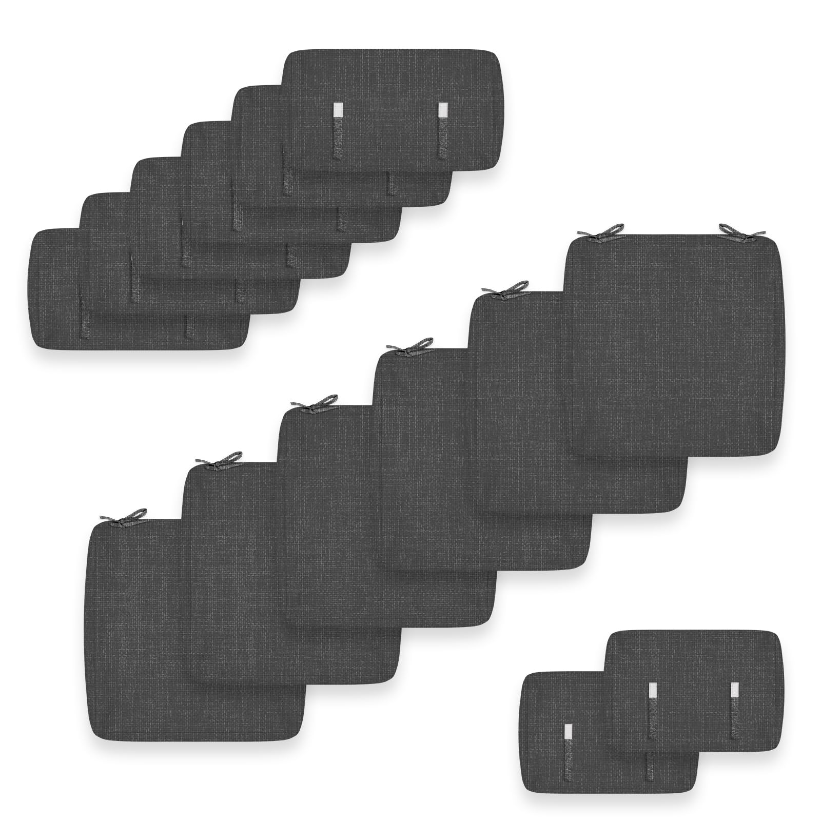 NICESOUL® 14-Piece Waterproof Outdoor Patio Cushion Covers 28