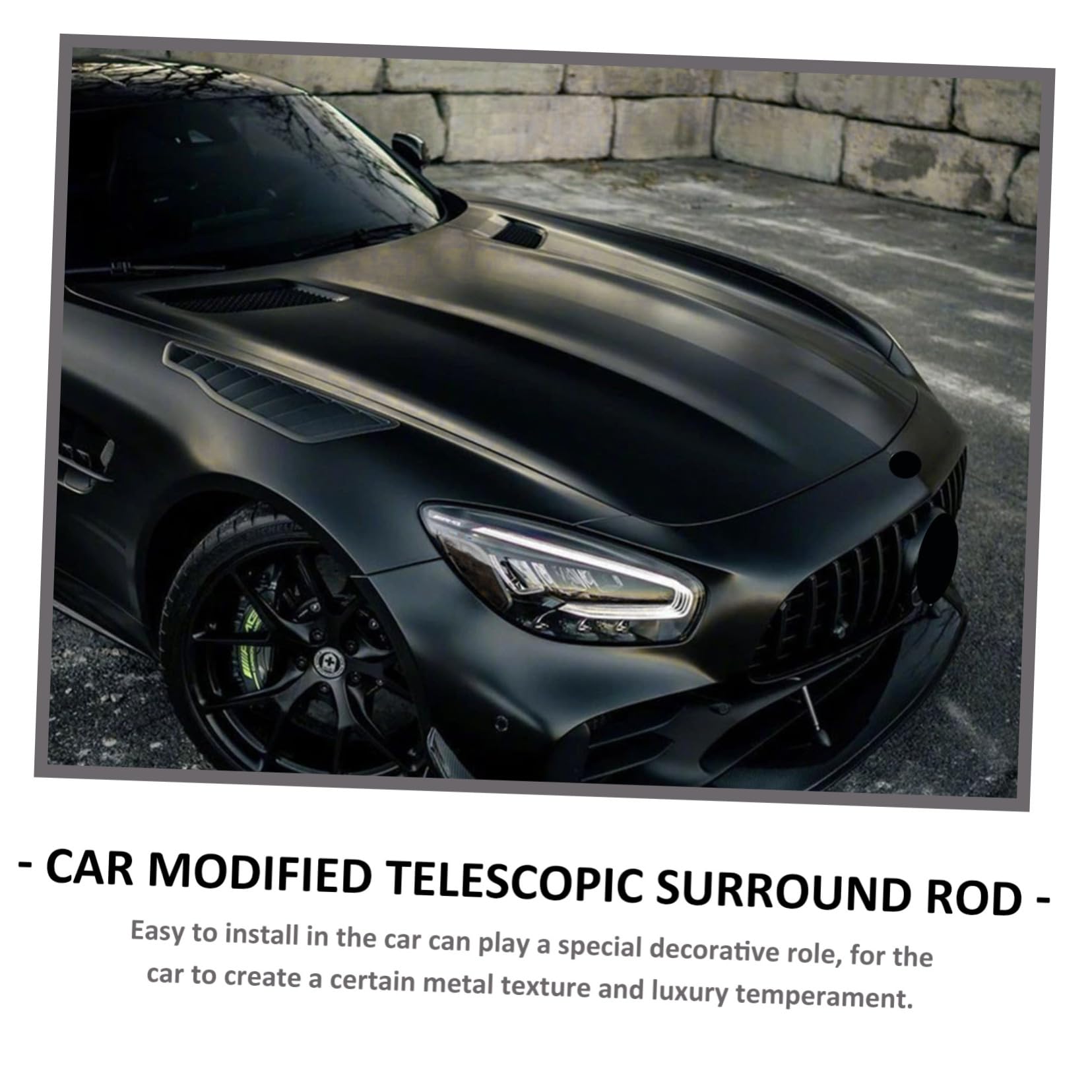 Totority Universal Splitter Front Bumper Support - Compatible with Most Vehicles | Perfect for Car Modifications & Performance Upgrades