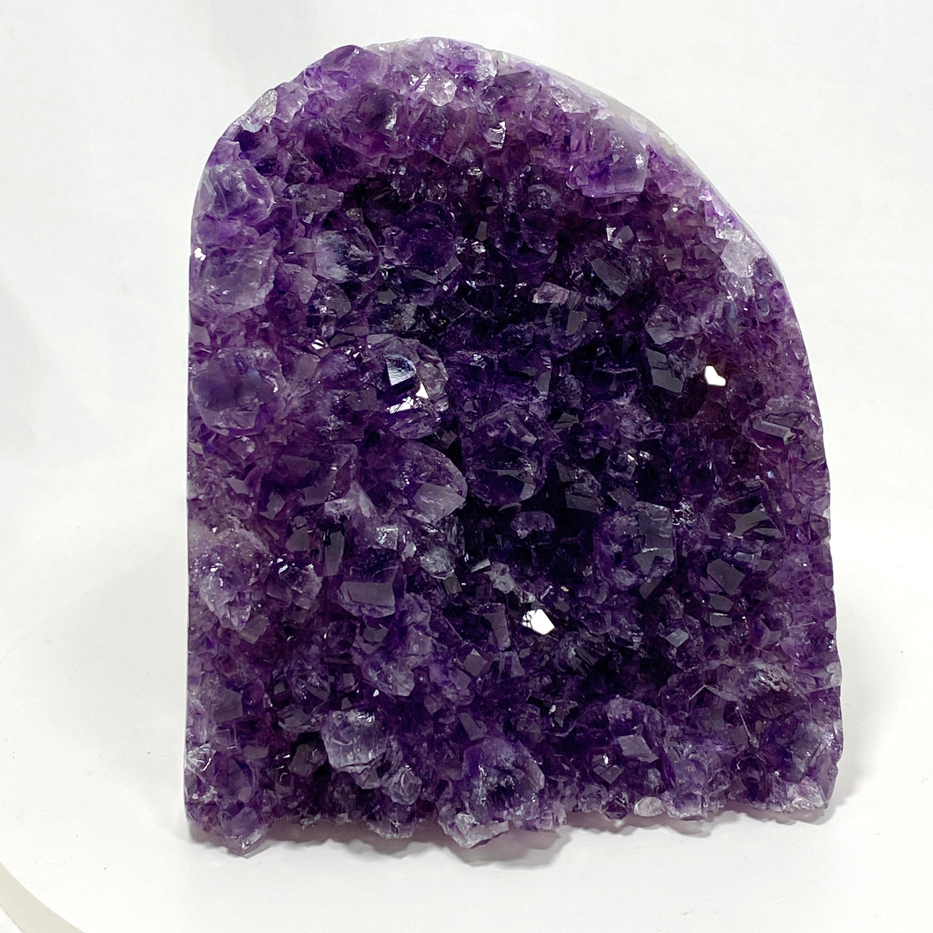 Premium Amethyst Cluster Geode from Uruguay - Natural A-Grade Crystal for Home Decor, Meditation & Healing | Perfect for Living Room, Office & Spiritual Space