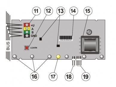 JA 111A BUS External Siren Base - High-Quality Vehicle Alarm System for Trucks & Emergency Vehicles | Perfect for Security Alerts & Fleet Management