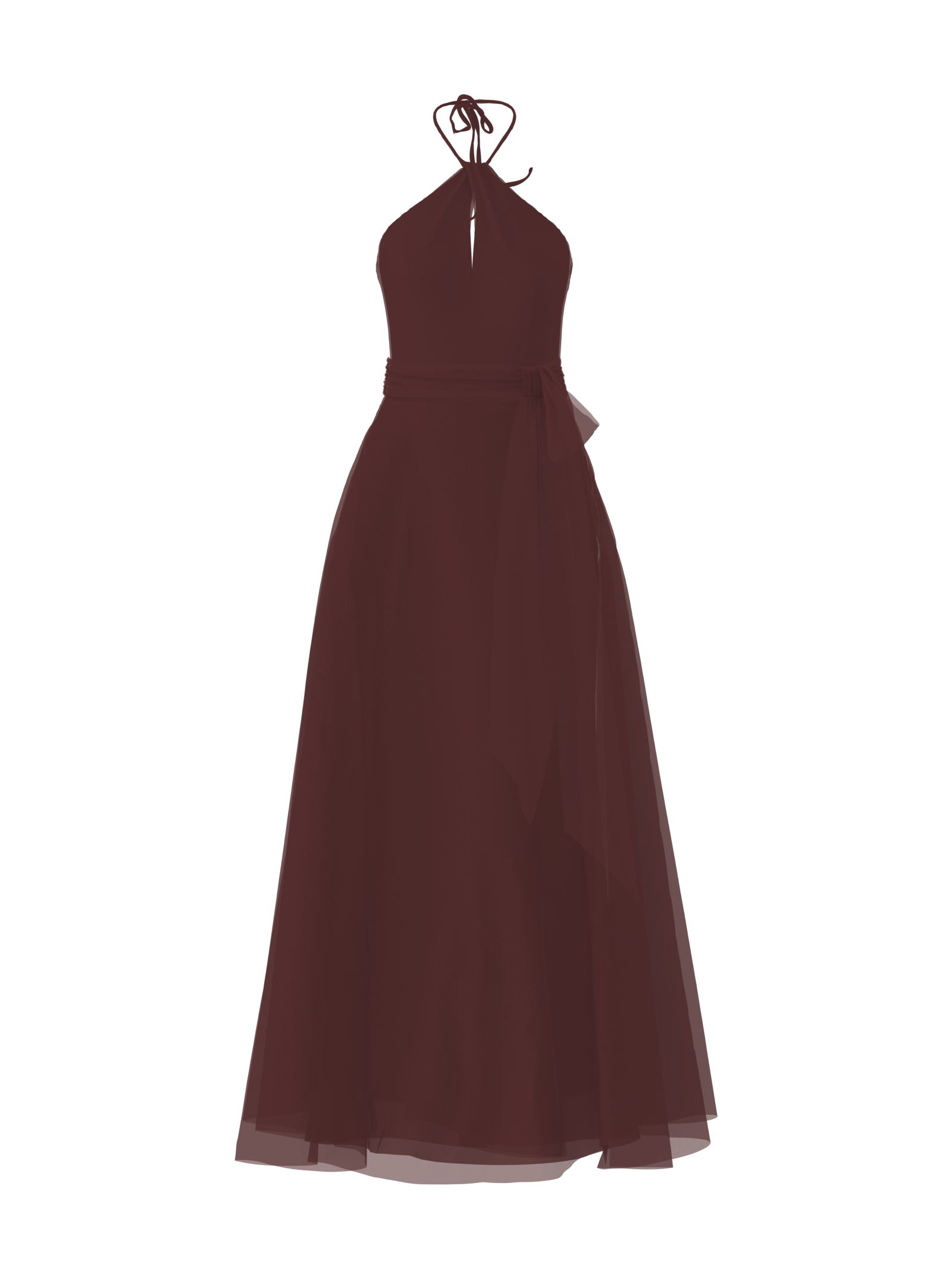 Colby Bodice & Cerisa Skirt Set with Sash Belt in Ruby Red - Perfect for Parties, Weddings, and Special Occasions