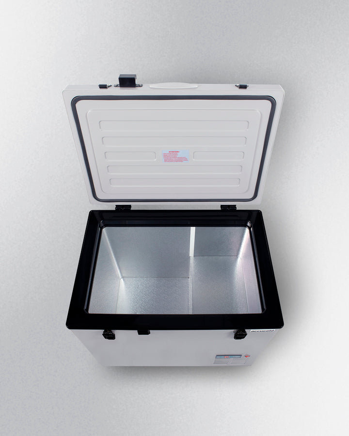 Accucold SPRF86M2 Portable Refrigerator and Freezer with Secure Lock - Perfect for Road Trips, Camping, and Outdoor Adventures