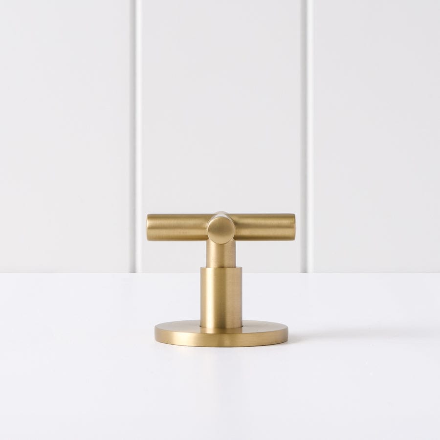 Cross Taps Brushed Brass Faucet - Elegant & Durable for Kitchen & Bathroom Sink Installation