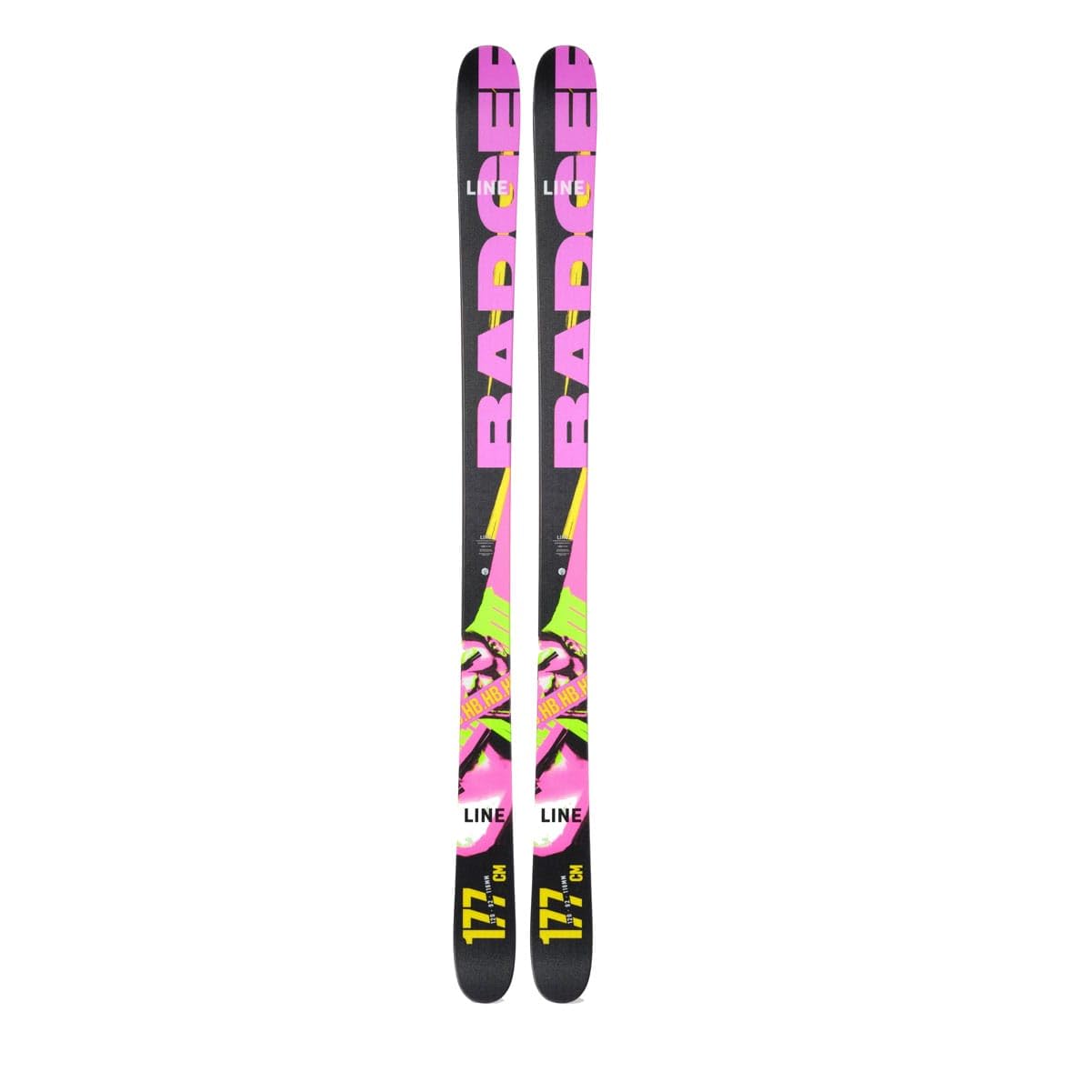 2025 Line Honey Badger Skis - Premium All-Mountain Skis for Men & Women | Perfect for Powder, Groomers & Freeride | Ideal for Advanced Skiers & Backcountry Adventures