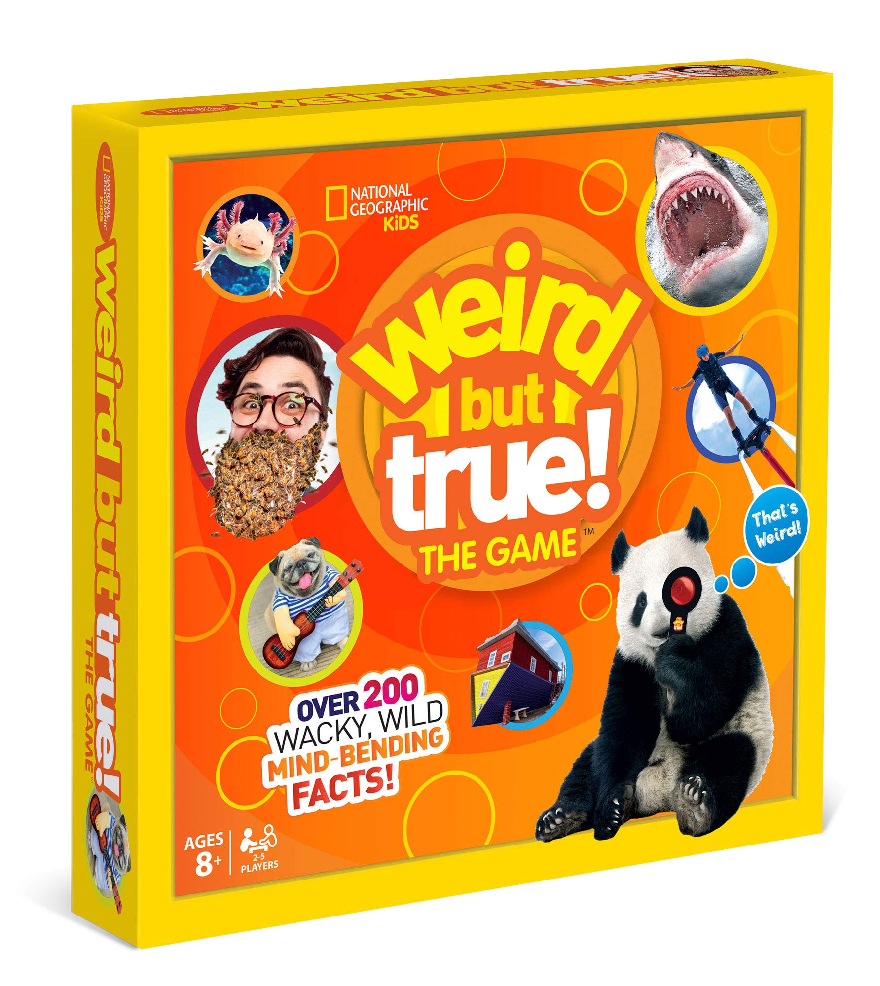 Buffalo Games - Weird But True Trivia Card Game for Kids & Families | Fun Educational Party Game for Family Game Night, Classroom Learning & Travel Entertainment