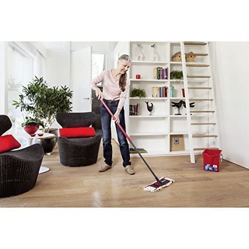 Vileda WashMat Combi 1475 with Telescopic Handle - Powerful Loop Structure for Deep Cleaning - Ideal for Tile & Stone Floors - Perfect for Kitchen, Bathroom & Hard Surface Cleaning