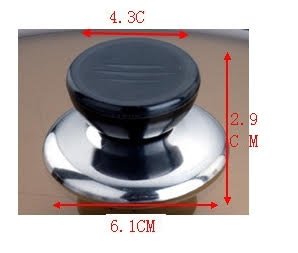 Universal Bakelite Cookware Knob - 1.6